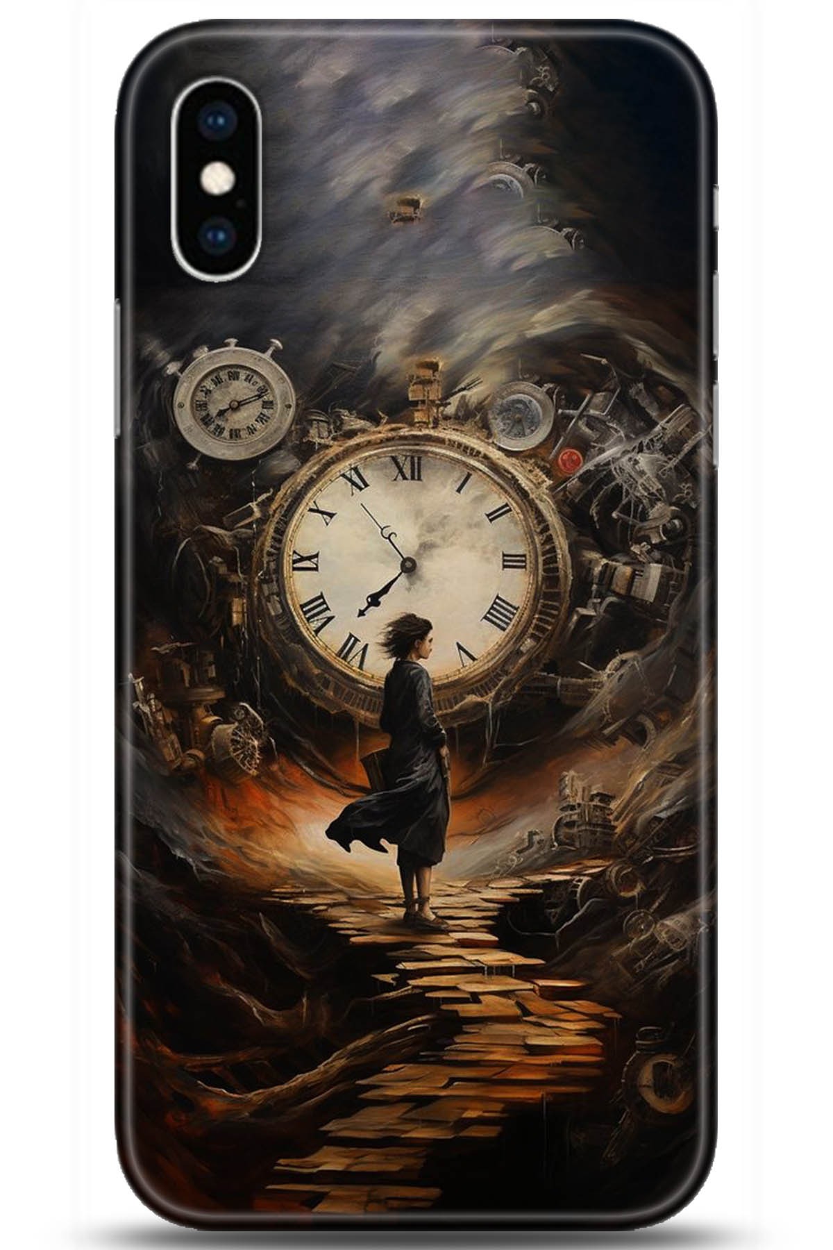 Apple iPhone X Uyumlu Kılıf HD Baskılı Kılıf - Followed Institution 5252