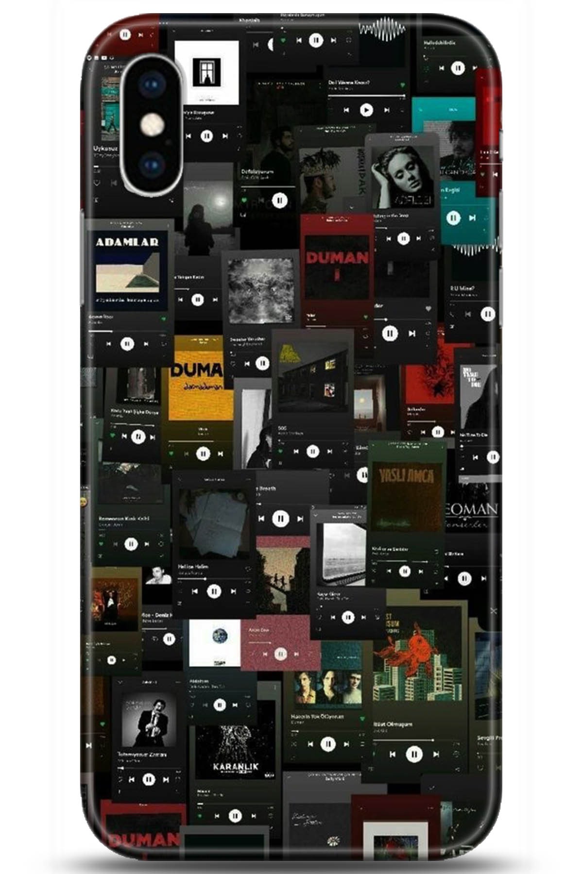 Apple iPhone X Uyumlu Kılıf HD Baskılı Kılıf - Followed Institution 5264