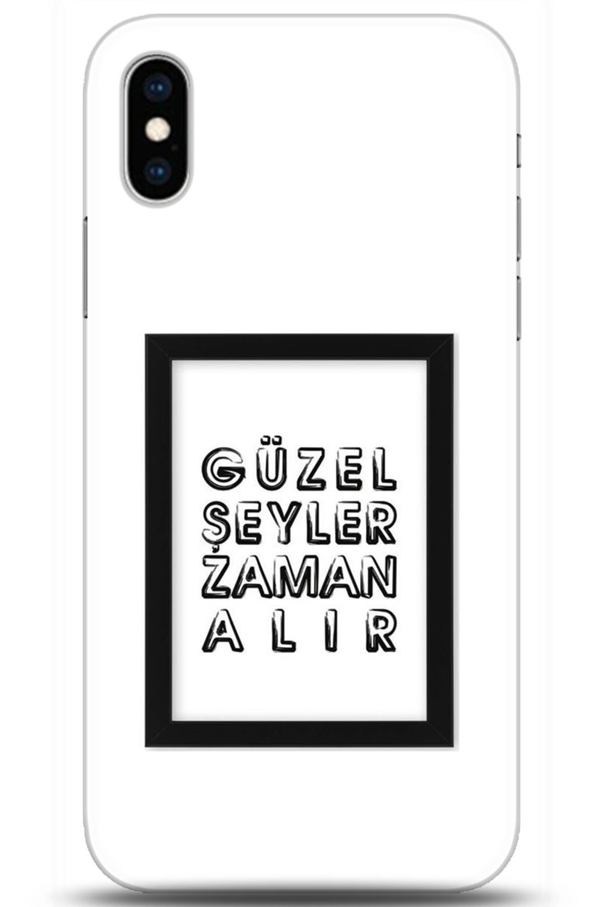 Apple iPhone X Uyumlu Kılıf HD Baskılı Kılıf - Followed Institution 5307