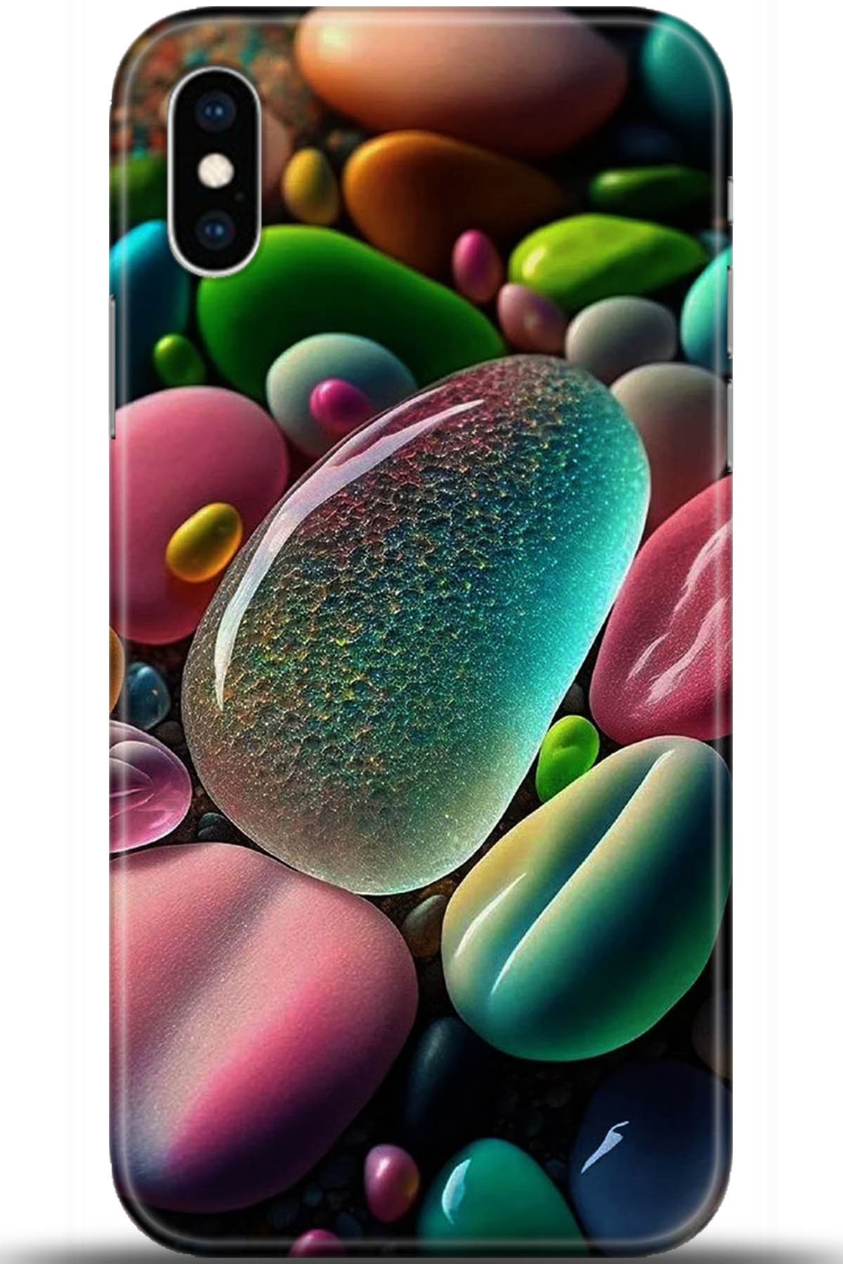 Apple iPhone X Uyumlu Kılıf HD Baskılı Kılıf - Followed Institution 5425