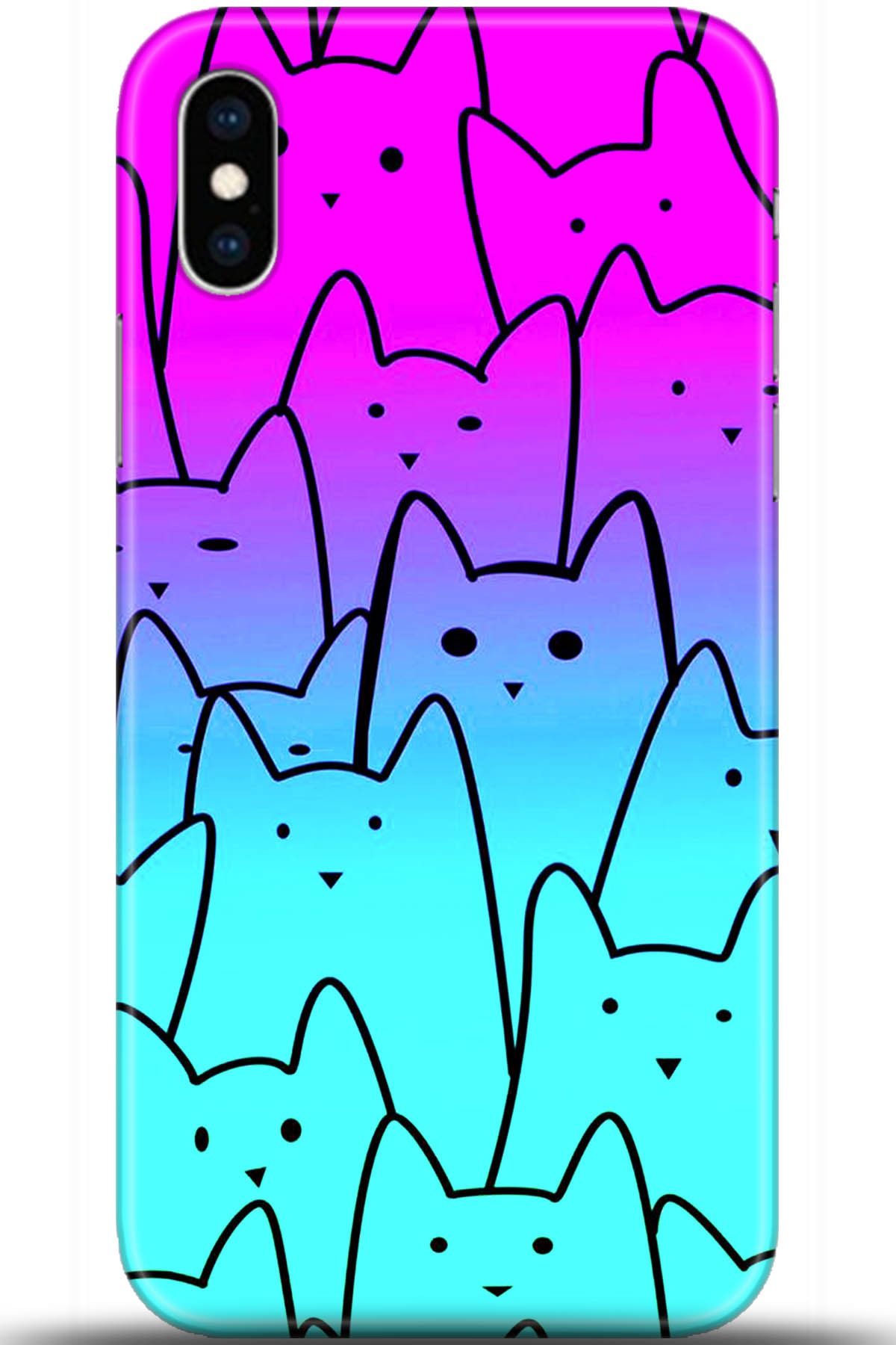 Apple iPhone X Uyumlu Kılıf HD Baskılı Kılıf - Followed Institution 5511