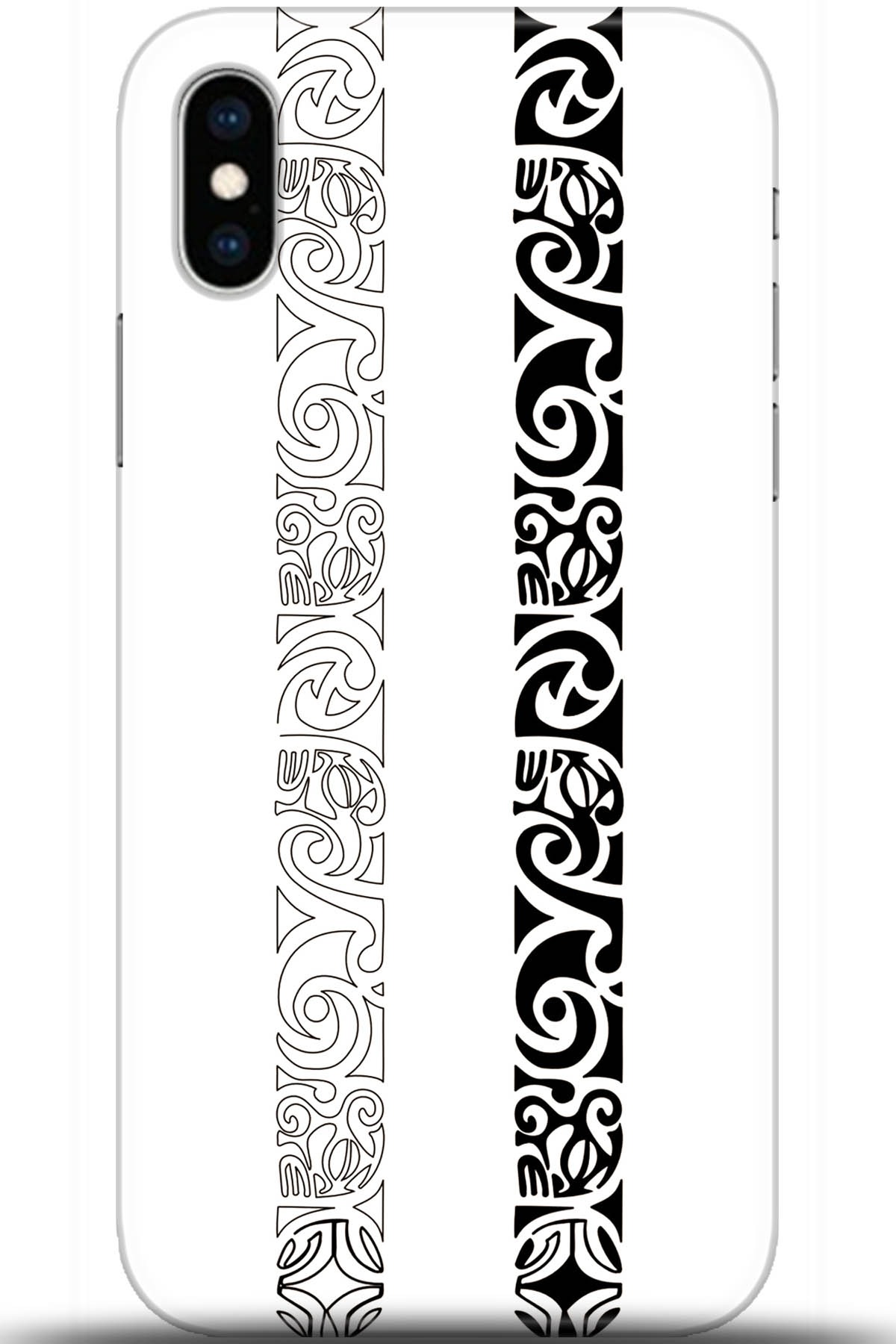 Apple iPhone X Uyumlu Kılıf HD Baskılı Kılıf - Followed Institution 5546