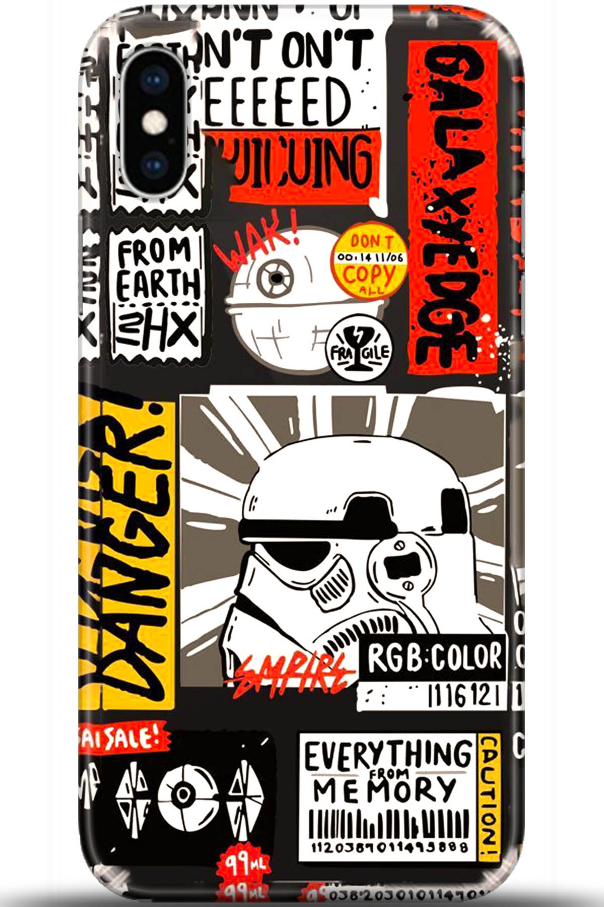 Apple iPhone X Uyumlu Kılıf HD Baskılı Kılıf - Followed Institution 5555