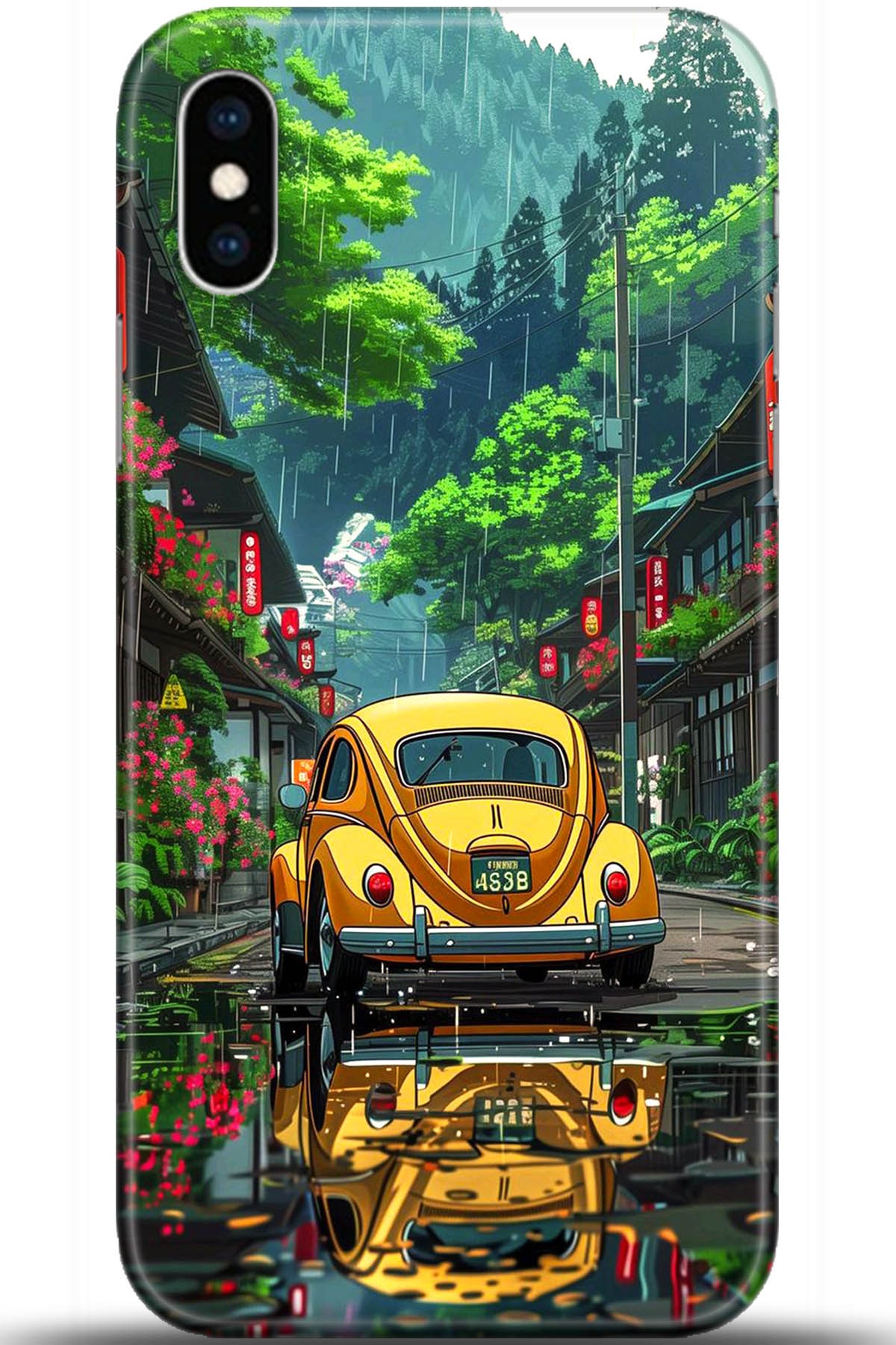 Apple iPhone X Uyumlu Kılıf HD Baskılı Kılıf - Followed Institution 5561