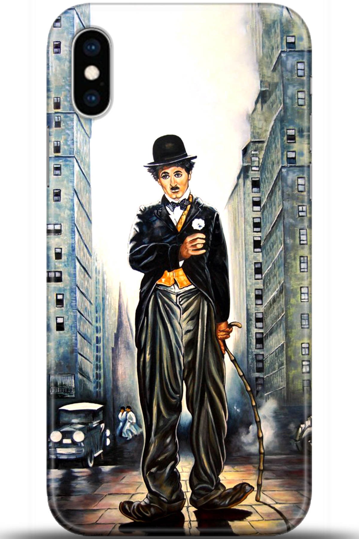 Apple iPhone X Uyumlu Kılıf HD Baskılı Kılıf - Followed Institution 5693