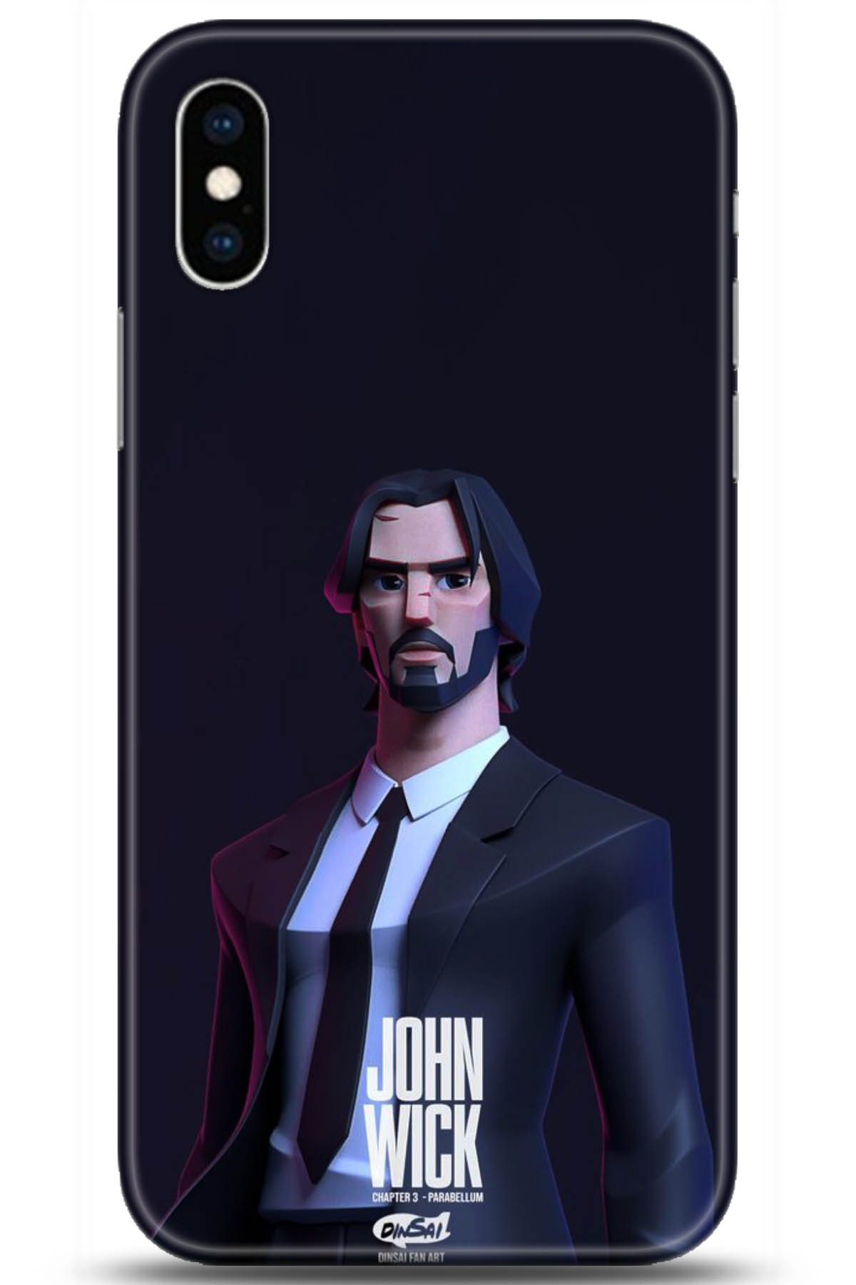 Apple iPhone XS Uyumlu Kılıf HD Baskılı Kılıf - Followed Institution 5018