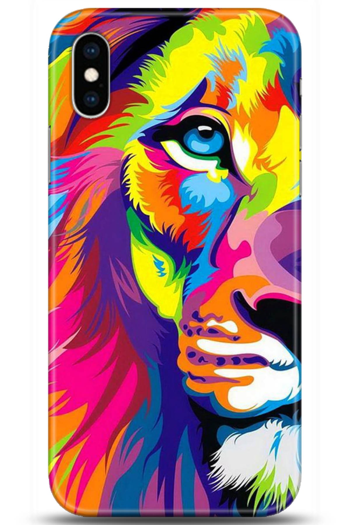 Apple iPhone XS Uyumlu Kılıf HD Baskılı Kılıf - Followed Institution 5084