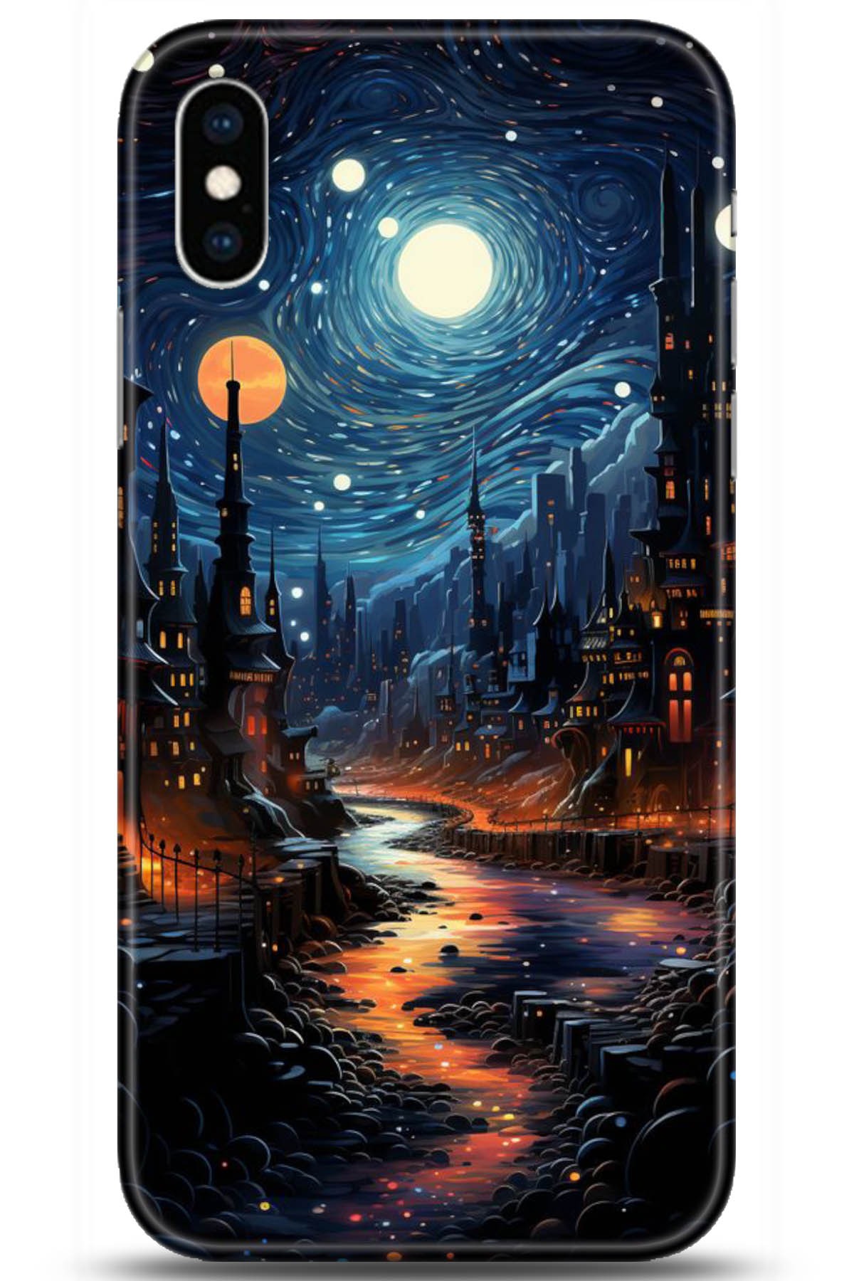 Apple iPhone XS Uyumlu Kılıf HD Baskılı Kılıf - Followed Institution 5126