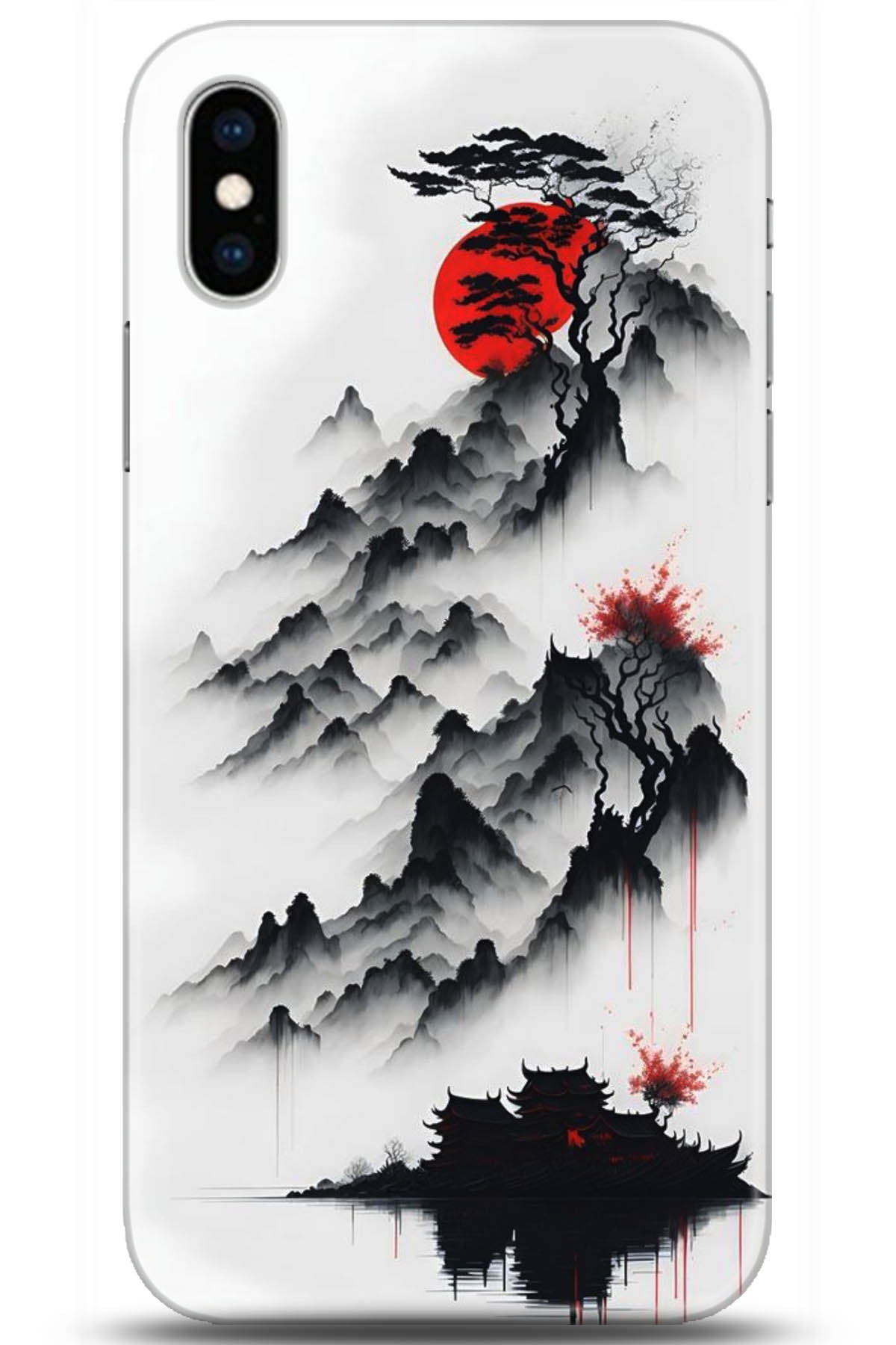 Apple iPhone XS Uyumlu Kılıf HD Baskılı Kılıf - Followed Institution 5172