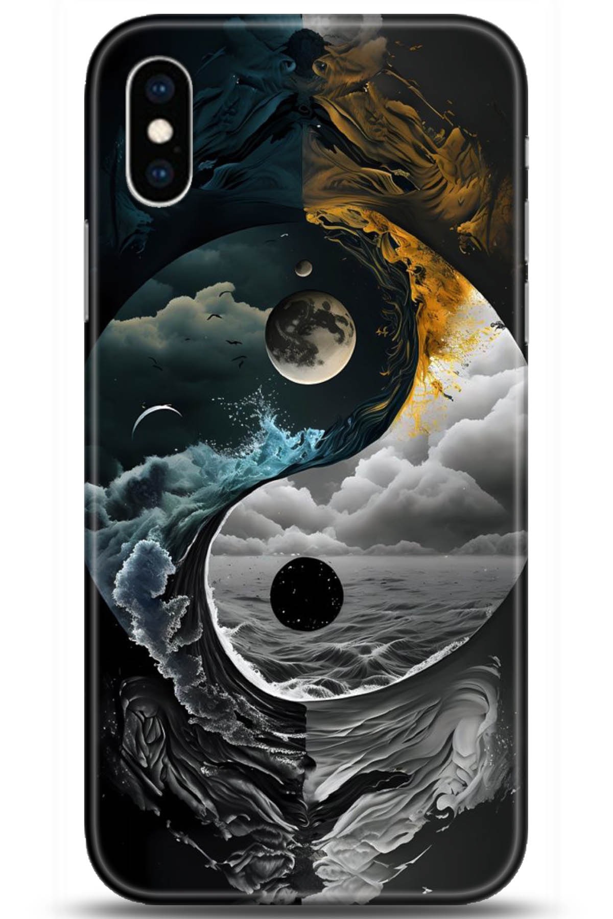 Apple iPhone XS Uyumlu Kılıf HD Baskılı Kılıf - Followed Institution 5177