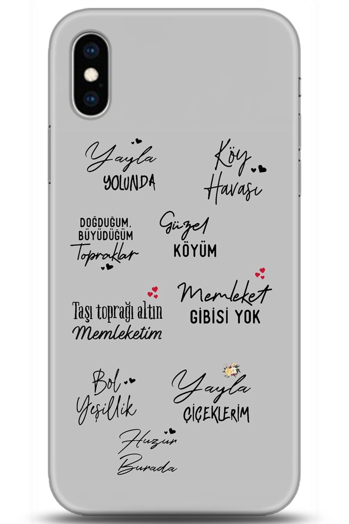 Apple iPhone XS Uyumlu Kılıf HD Baskılı Kılıf - Followed Institution 5210