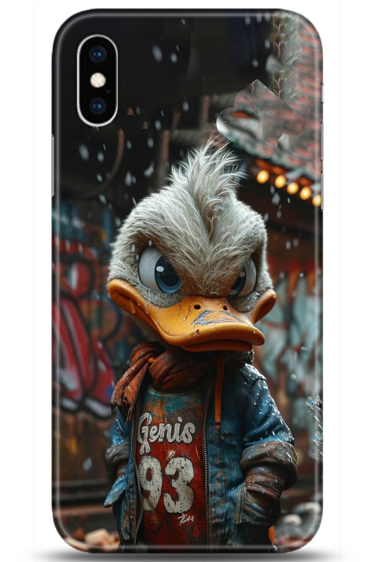 Apple iPhone XS Uyumlu Kılıf HD Baskılı Kılıf - Followed Institution 5230