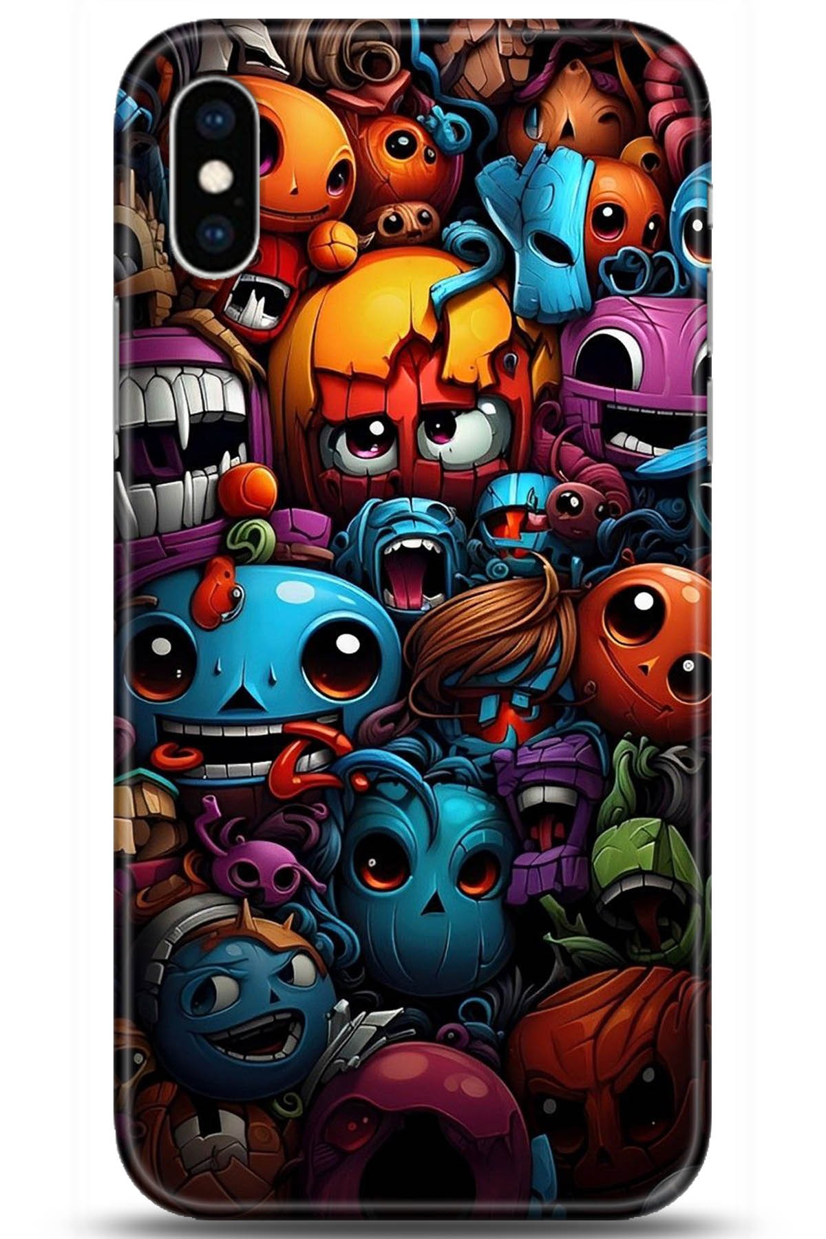 Apple iPhone XS Uyumlu Kılıf HD Baskılı Kılıf - Followed Institution 5300