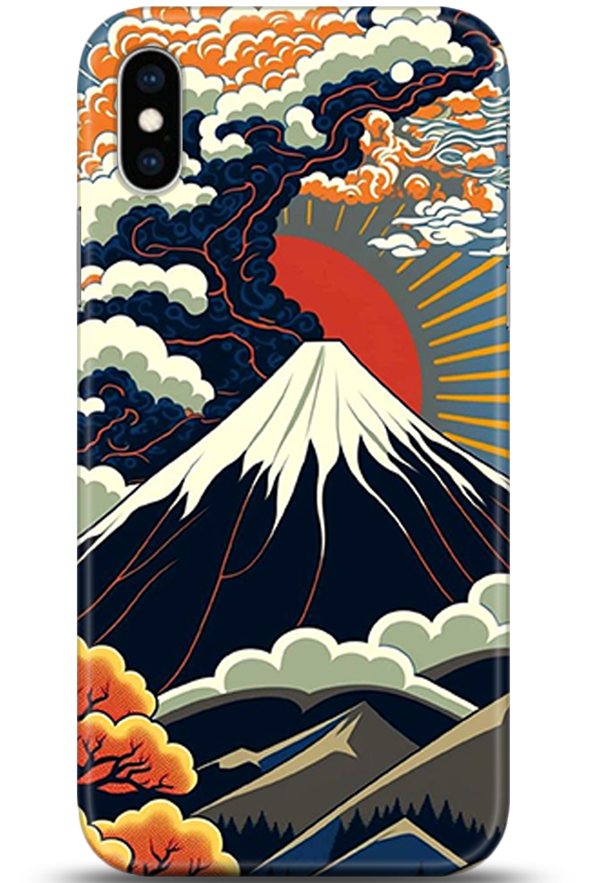 Apple iPhone XS Uyumlu Kılıf HD Baskılı Kılıf - Followed Institution 5342