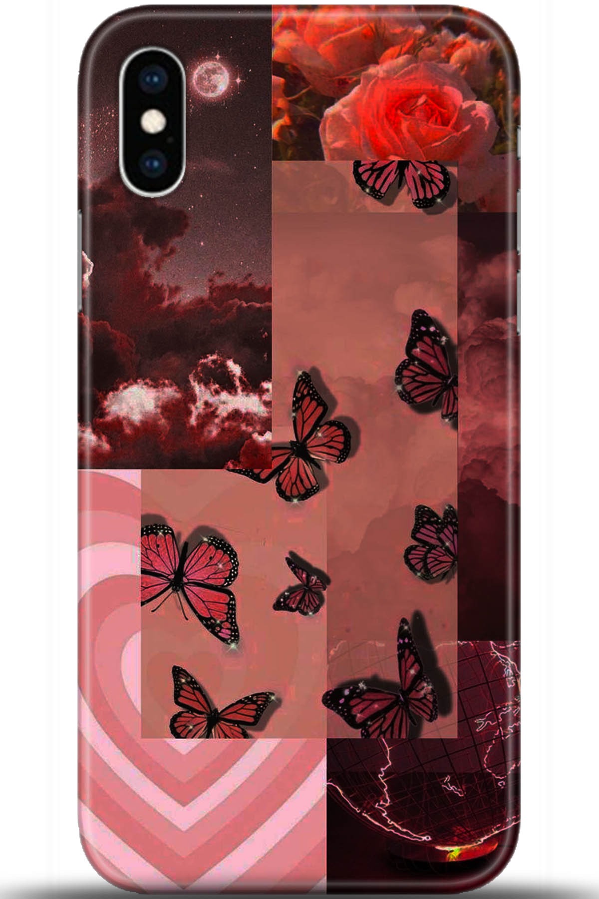 Apple iPhone XS Uyumlu Kılıf HD Baskılı Kılıf - Followed Institution 5408