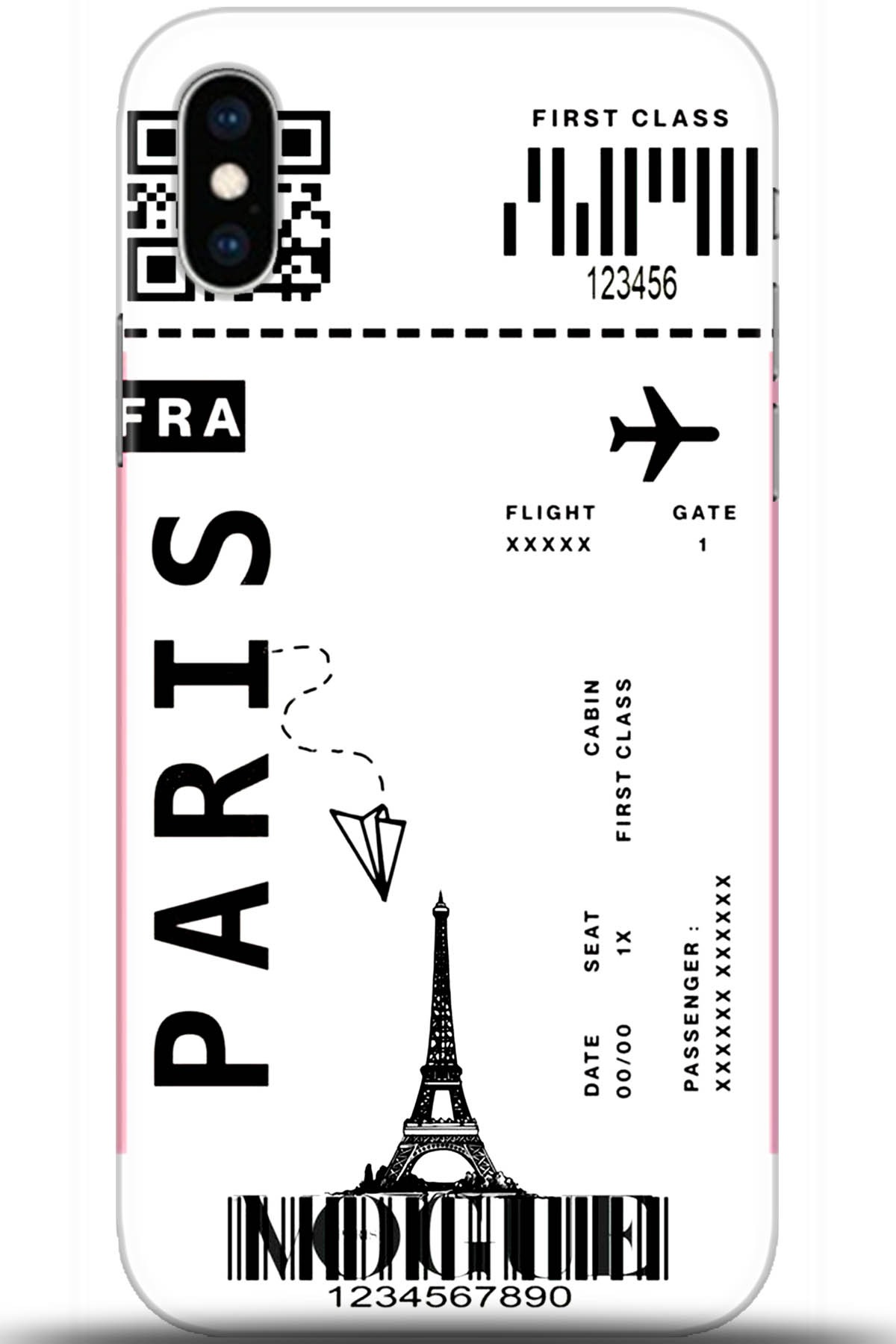 Apple iPhone XS Uyumlu Kılıf HD Baskılı Kılıf - Followed Institution 5414