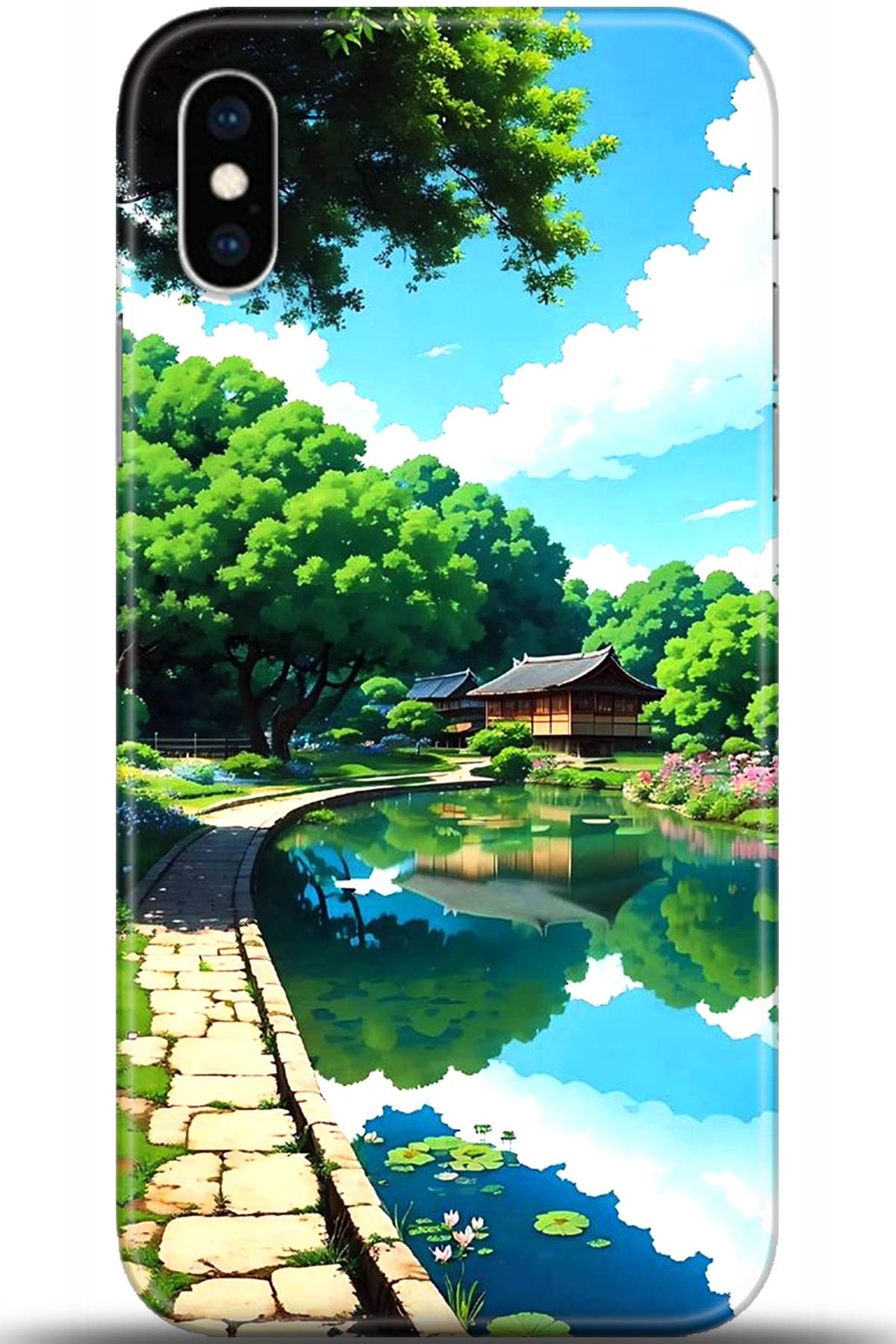 Apple iPhone XS Uyumlu Kılıf HD Baskılı Kılıf - Followed Institution 5463