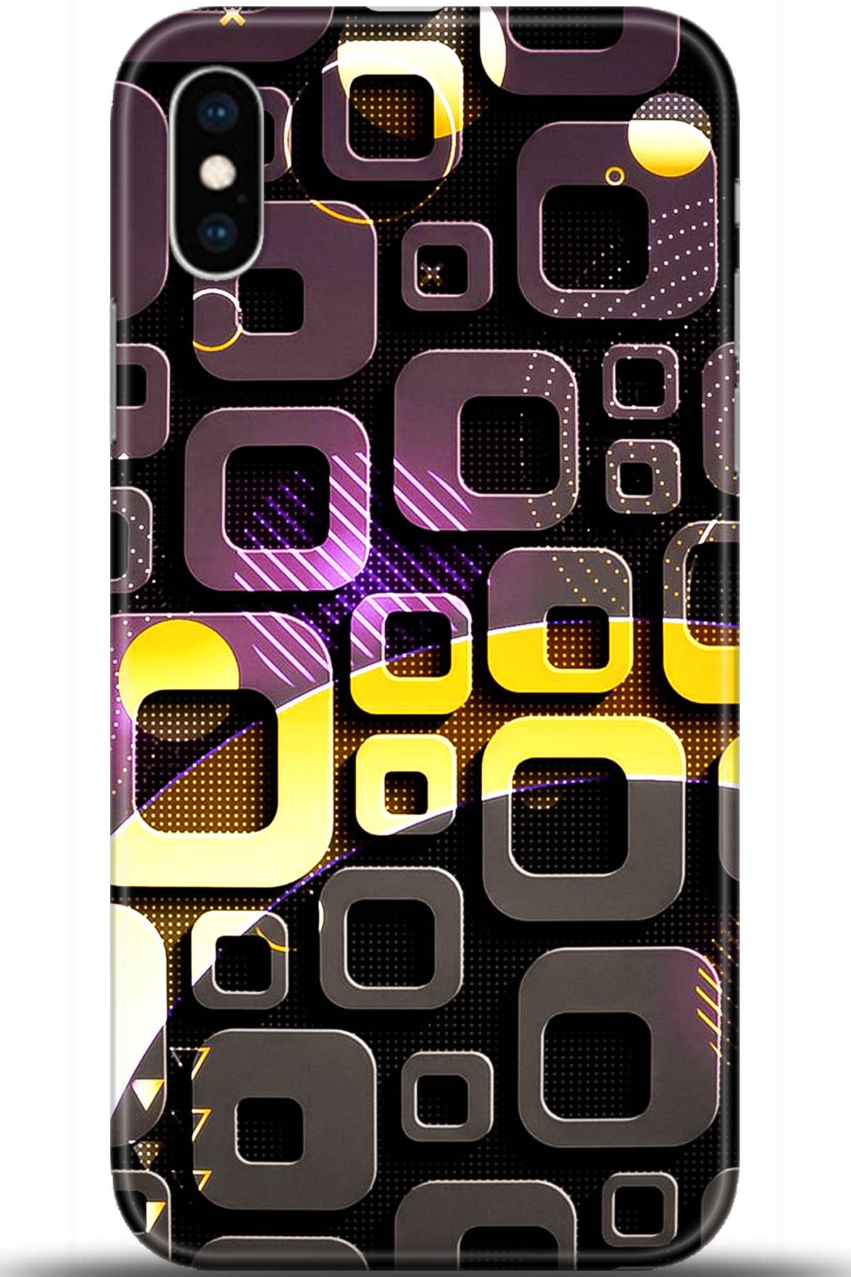 Apple iPhone XS Uyumlu Kılıf HD Baskılı Kılıf - Followed Institution 5526