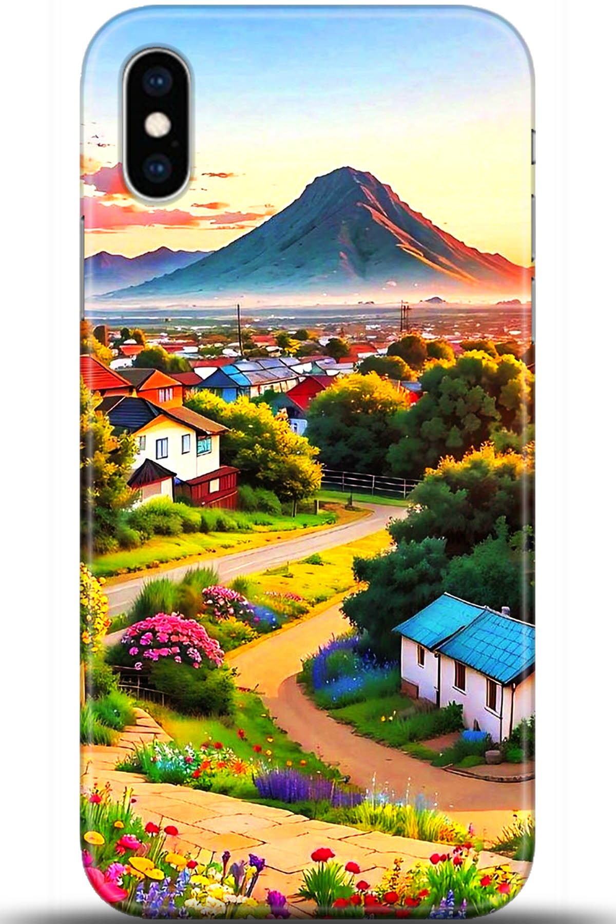 Apple iPhone XS Uyumlu Kılıf HD Baskılı Kılıf - Followed Institution 5605