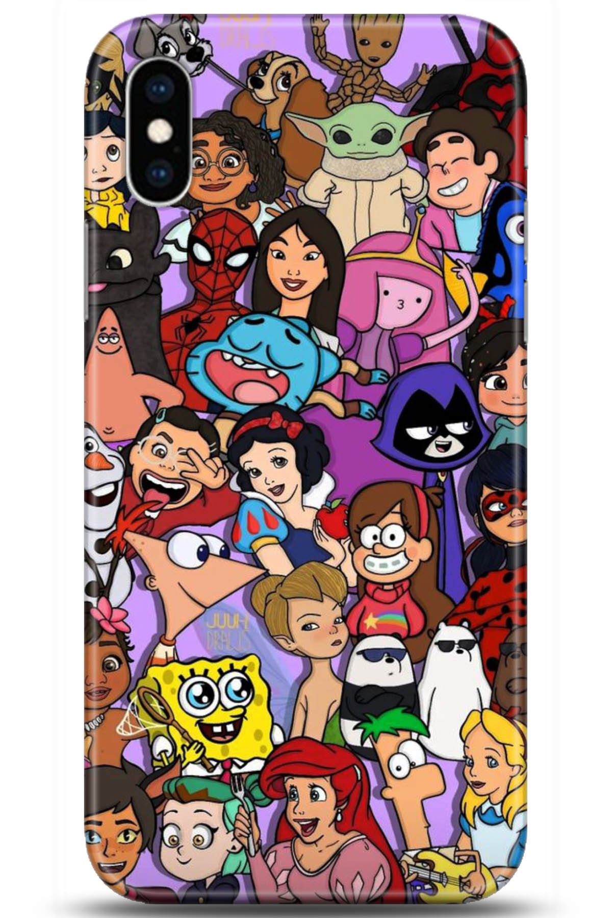 Apple iPhone XS Max Uyumlu Kılıf HD Baskılı Kılıf - Followed Institution 5168