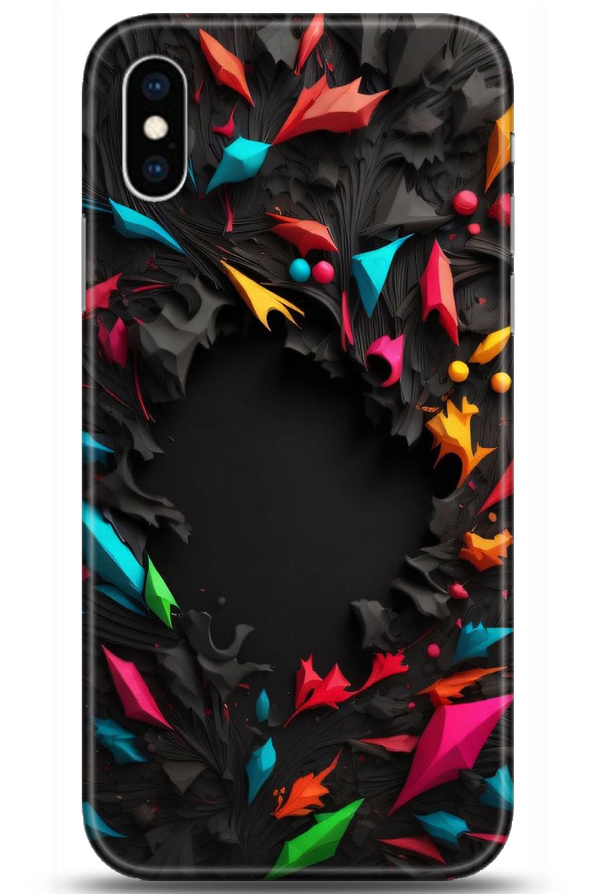 Apple iPhone XS Max Uyumlu Kılıf HD Baskılı Kılıf - Followed Institution 5253