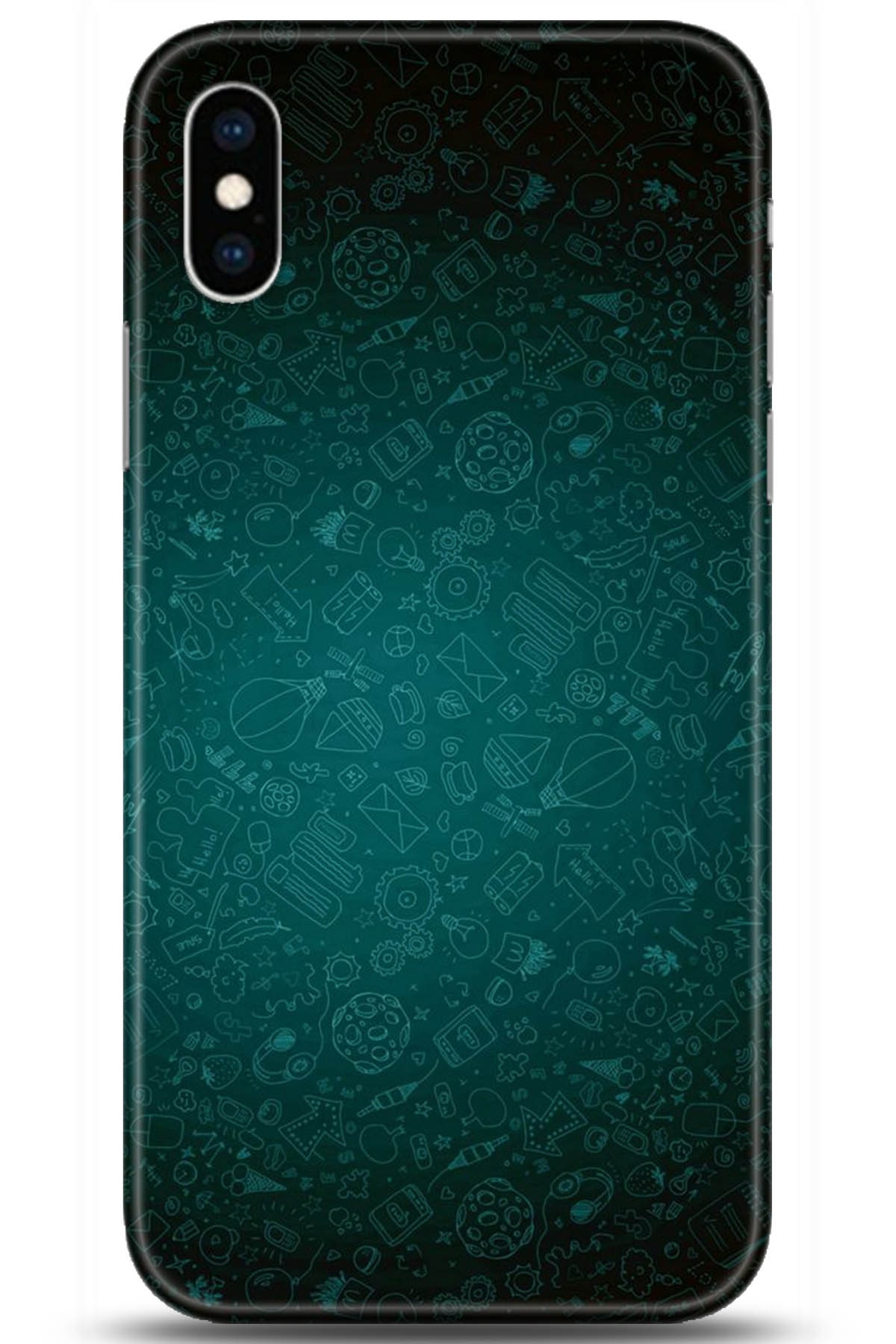 Apple iPhone XS Max Uyumlu Kılıf HD Baskılı Kılıf - Followed Institution 5255