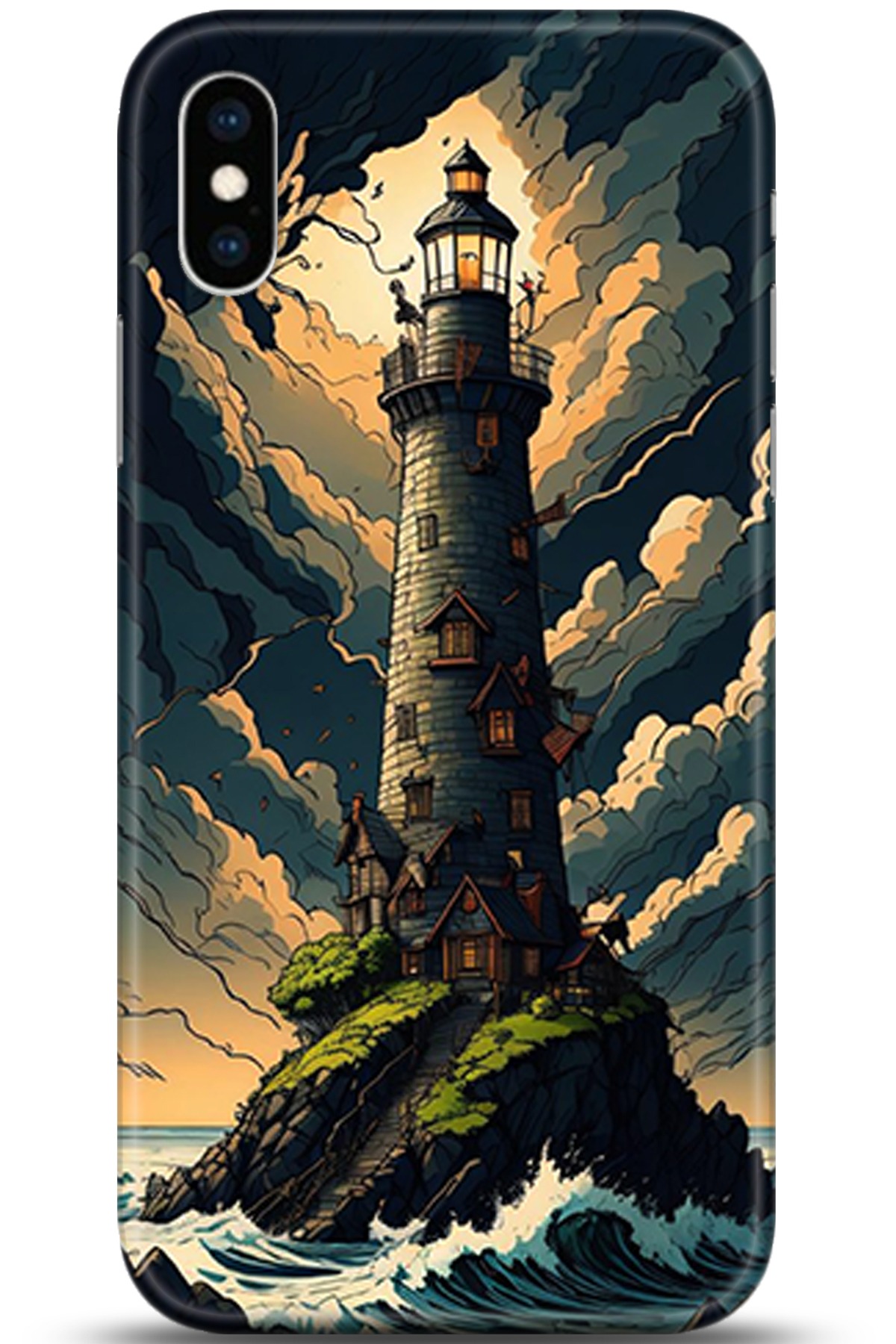 Apple iPhone XS Max Uyumlu Kılıf HD Baskılı Kılıf - Followed Institution 5363