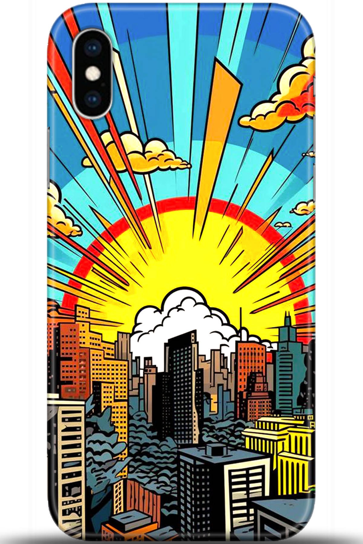 Apple iPhone XS Max Uyumlu Kılıf HD Baskılı Kılıf - Followed Institution 5571