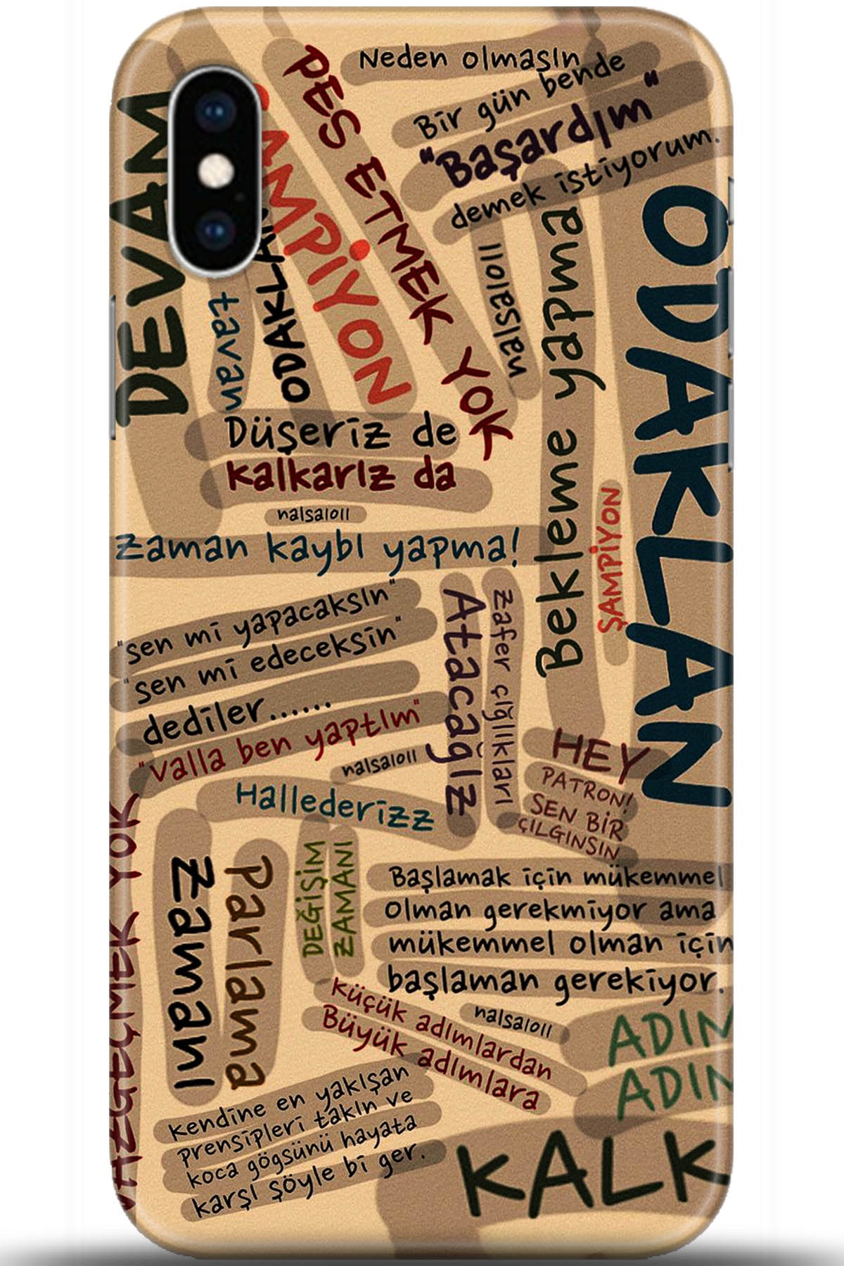 Apple iPhone XS Max Uyumlu Kılıf HD Baskılı Kılıf - Followed Institution 5586