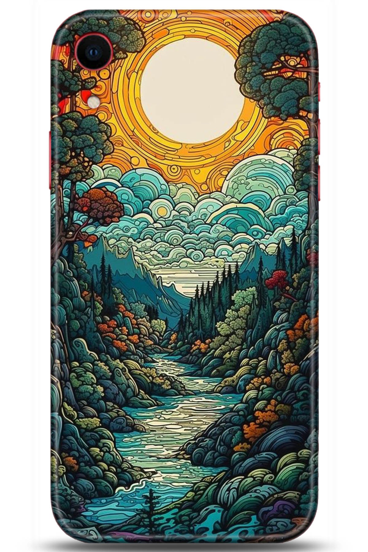 Apple iPhone XR Uyumlu Kılıf HD Baskılı Kılıf - Followed Institution 5198