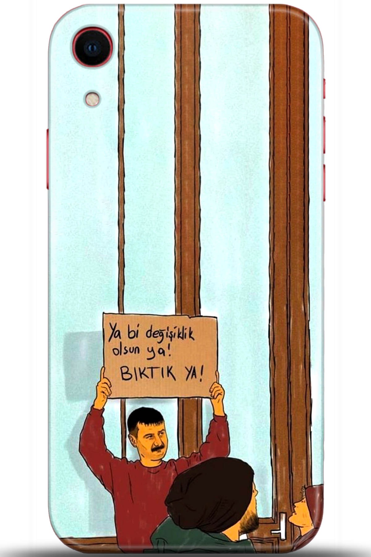 Apple iPhone XR Uyumlu Kılıf HD Baskılı Kılıf - Followed Institution 5594