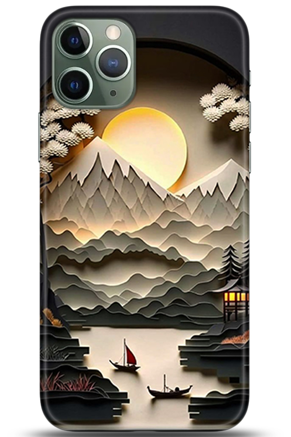 Apple iPhone 11 Pro Max Uyumlu Kılıf HD Baskılı Kılıf - Followed Institution 5354