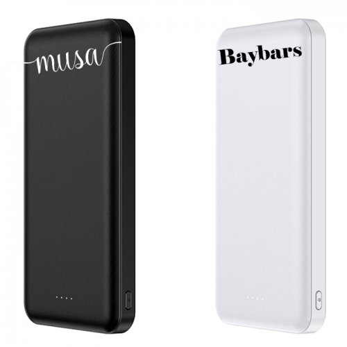 Kişiye Özel İsim Yazılı Powerbank 10.000mah