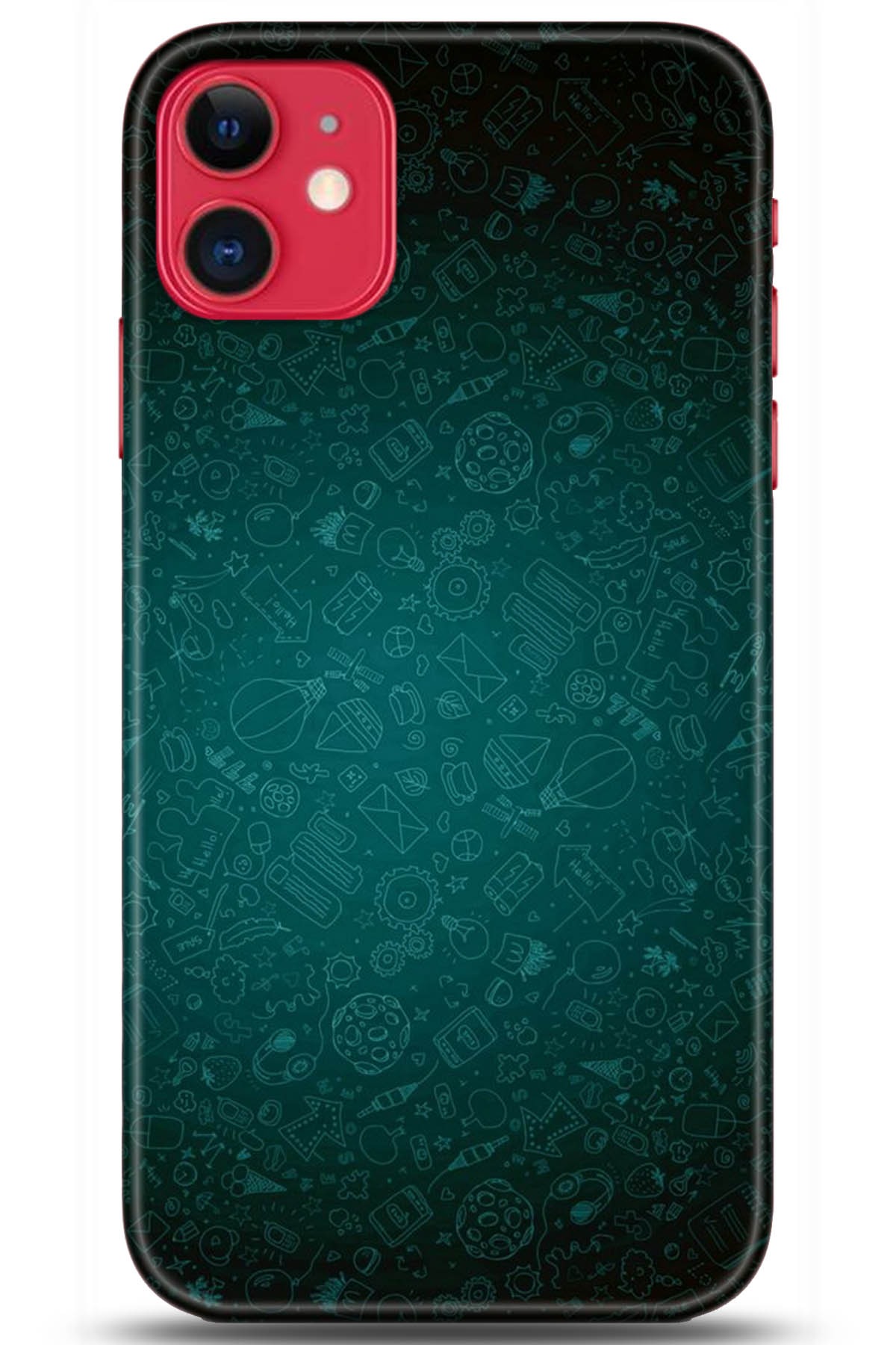 Apple iPhone 11 Uyumlu Kılıf HD Baskılı Kılıf - Followed Institution 5255