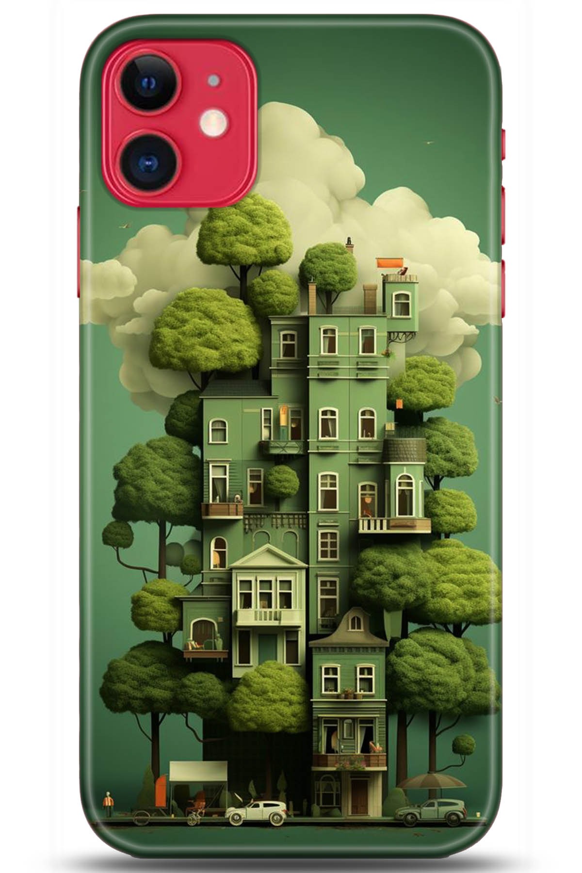 Apple iPhone 11 Uyumlu Kılıf HD Baskılı Kılıf - Followed Institution 5273