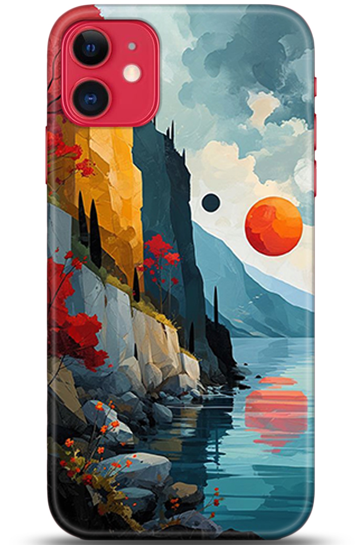 Apple iPhone 11 Uyumlu Kılıf HD Baskılı Kılıf - Followed Institution 5368