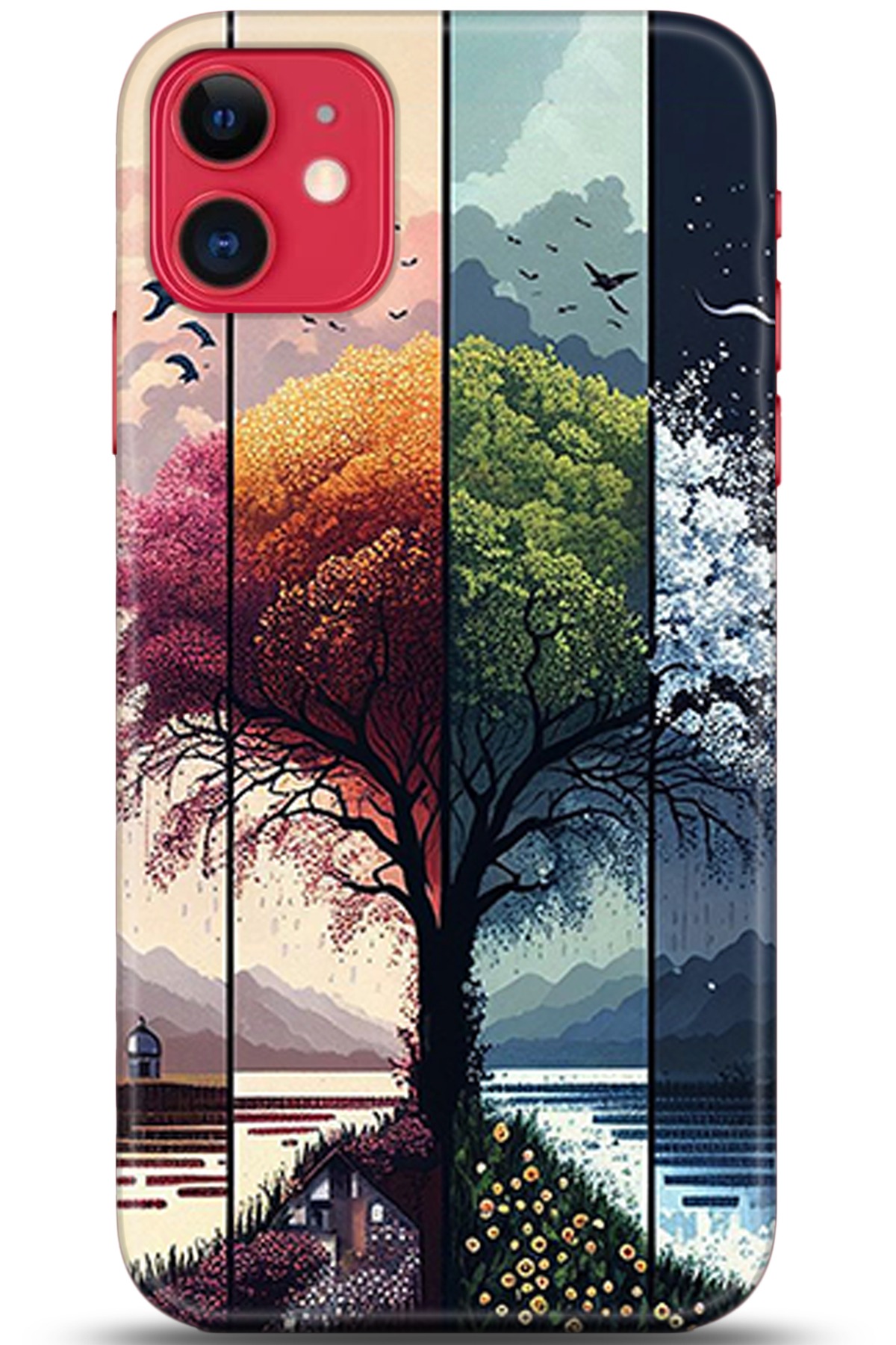 Apple iPhone 11 Uyumlu Kılıf HD Baskılı Kılıf - Followed Institution 5369