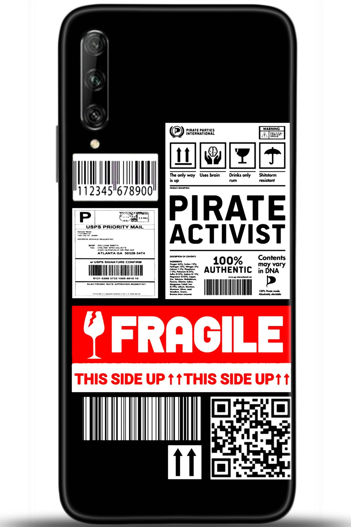 Huawei P Smart Pro 2019 Uyumlu Kılıf HD Baskılı Kılıf - Followed Institution 5447