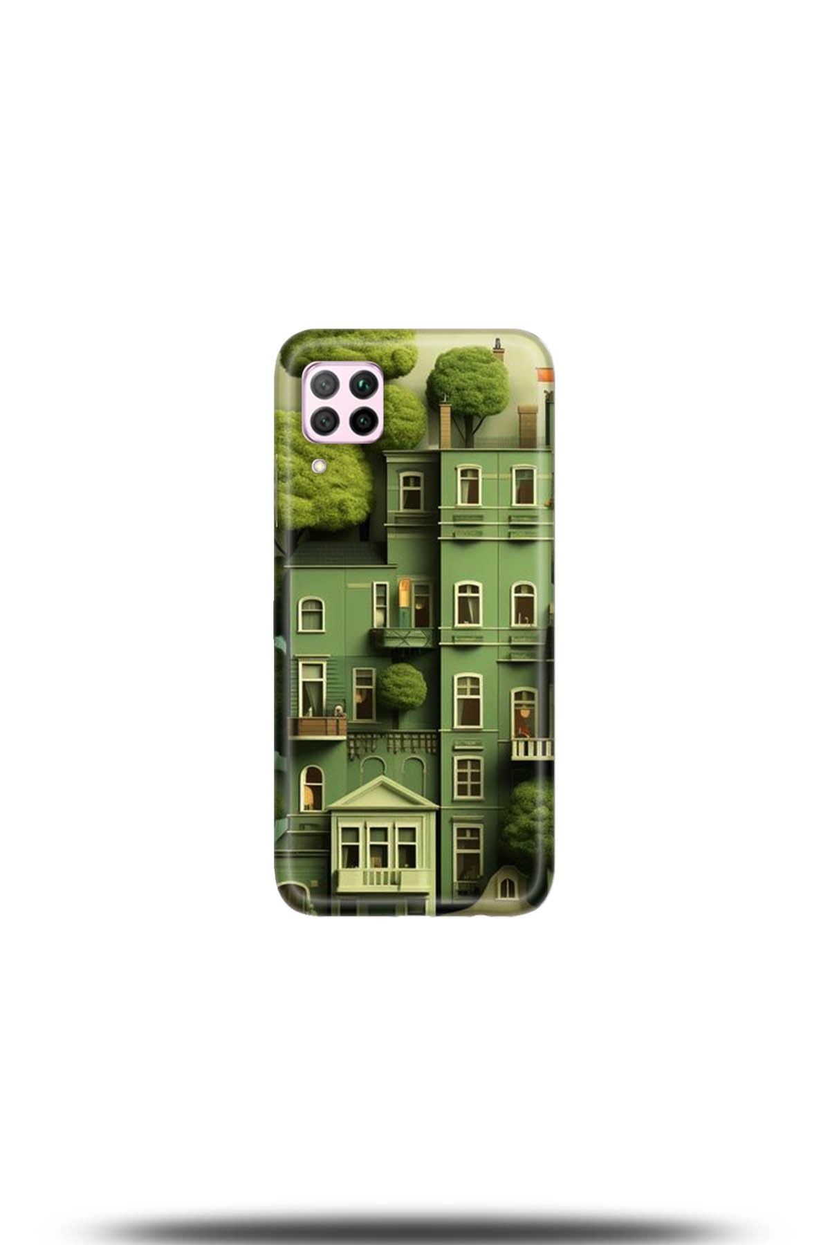 Huawei P40 Lite Uyumlu Kılıf HD Baskılı Kılıf - Followed Institution 5273