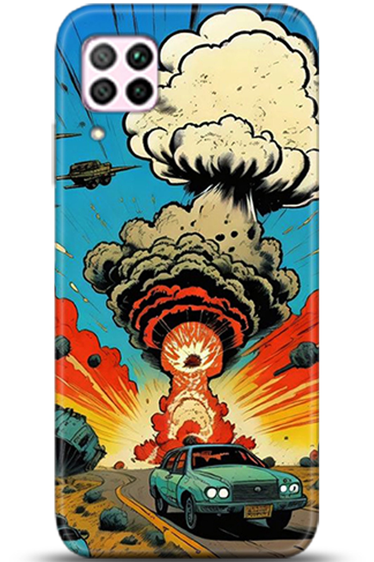 Huawei P40 Lite Uyumlu Kılıf HD Baskılı Kılıf - Followed Institution 5361