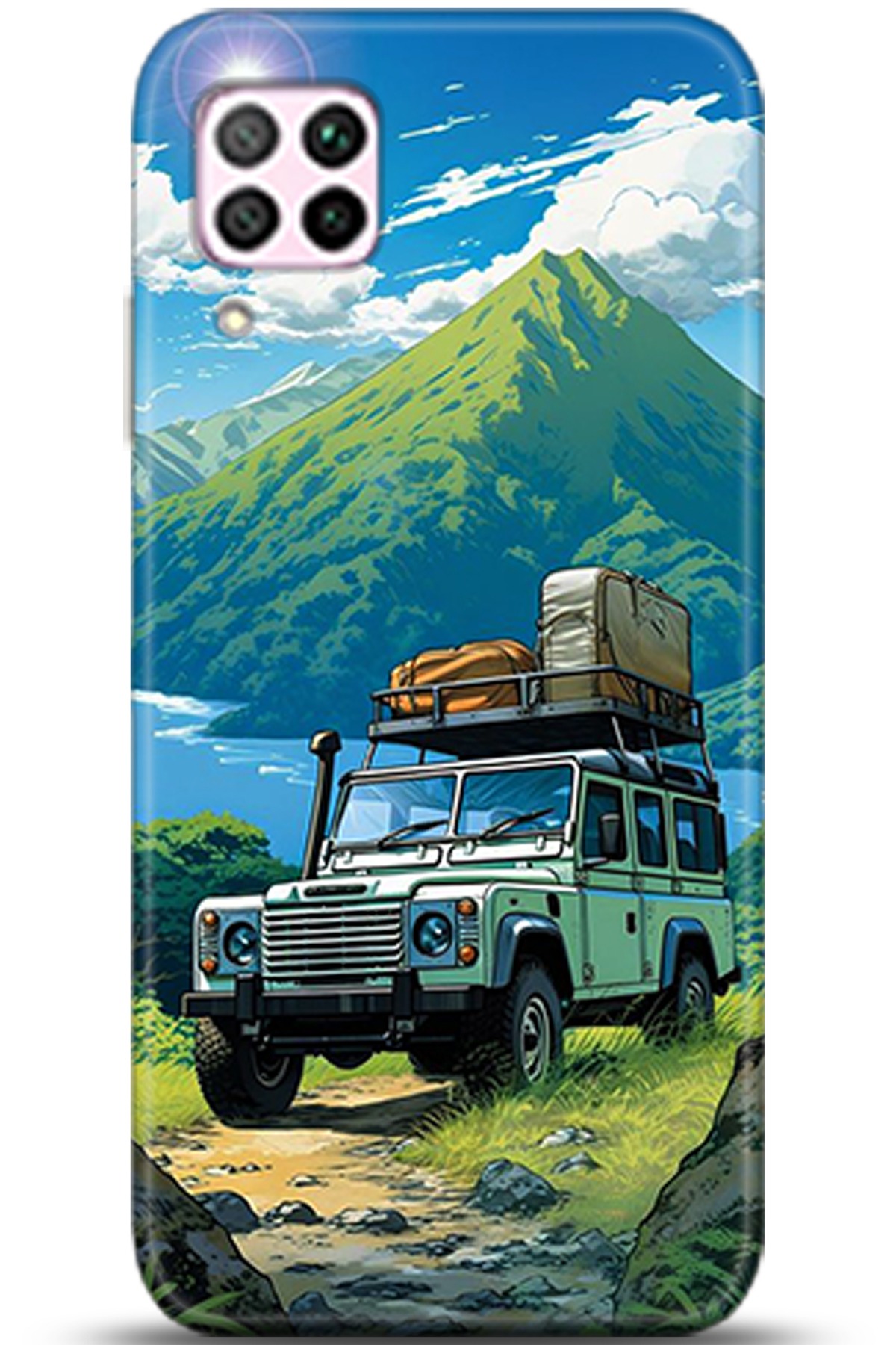 Huawei P40 Lite Uyumlu Kılıf HD Baskılı Kılıf - Followed Institution 5362