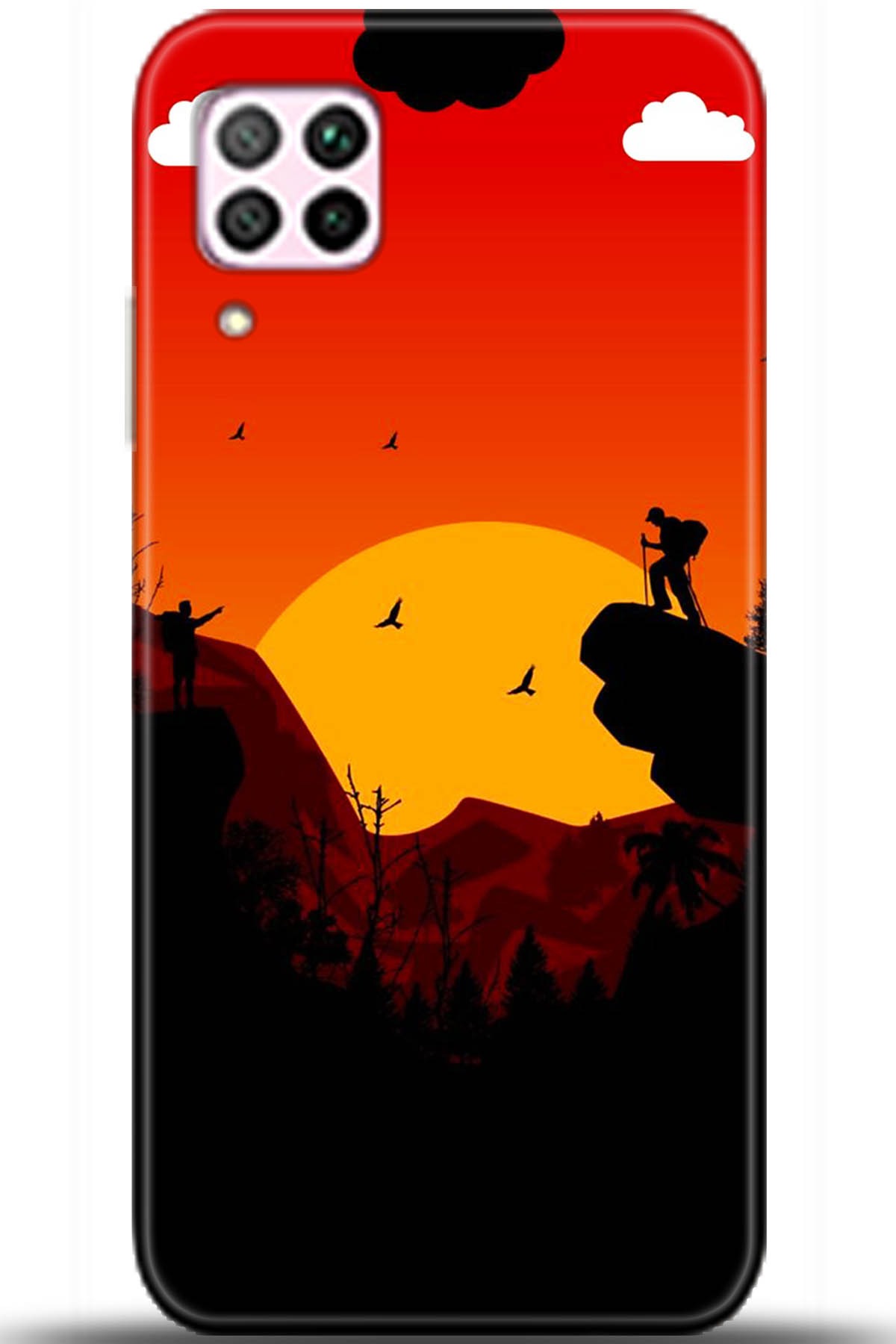 Huawei P40 Lite Uyumlu Kılıf HD Baskılı Kılıf - Followed Institution 5407