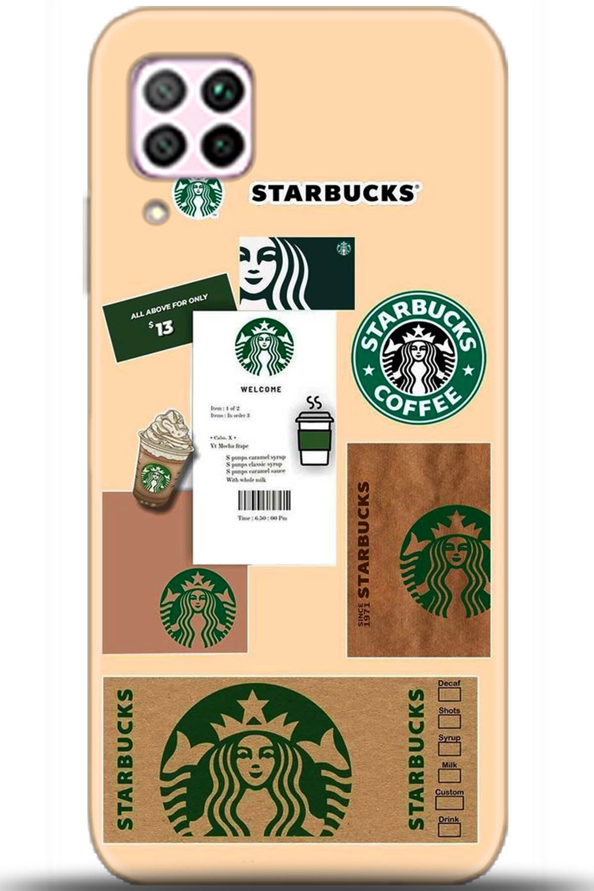 Huawei P40 Lite Uyumlu Kılıf HD Baskılı Kılıf - Followed Institution 5470