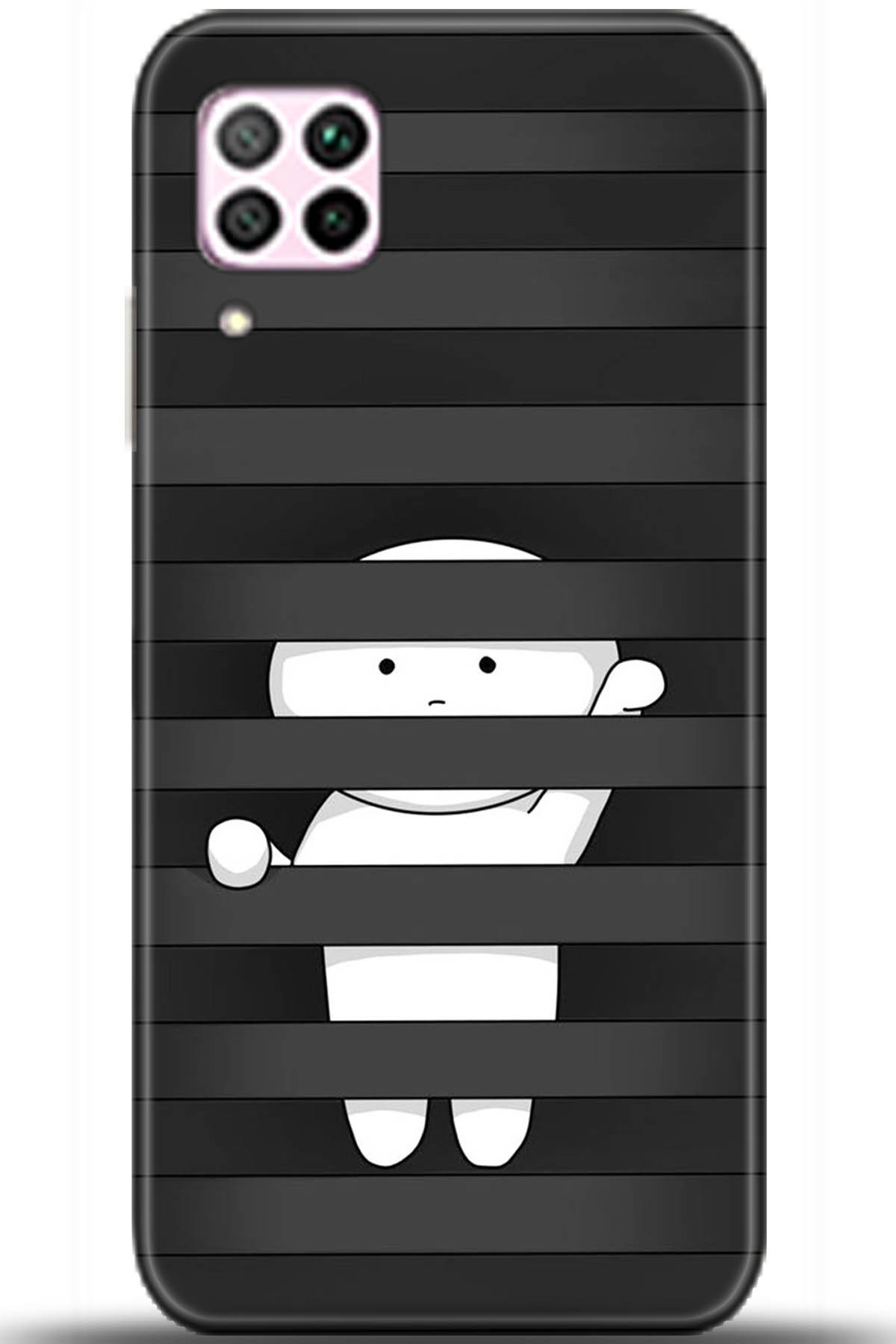 Huawei P40 Lite Uyumlu Kılıf HD Baskılı Kılıf - Followed Institution 5478