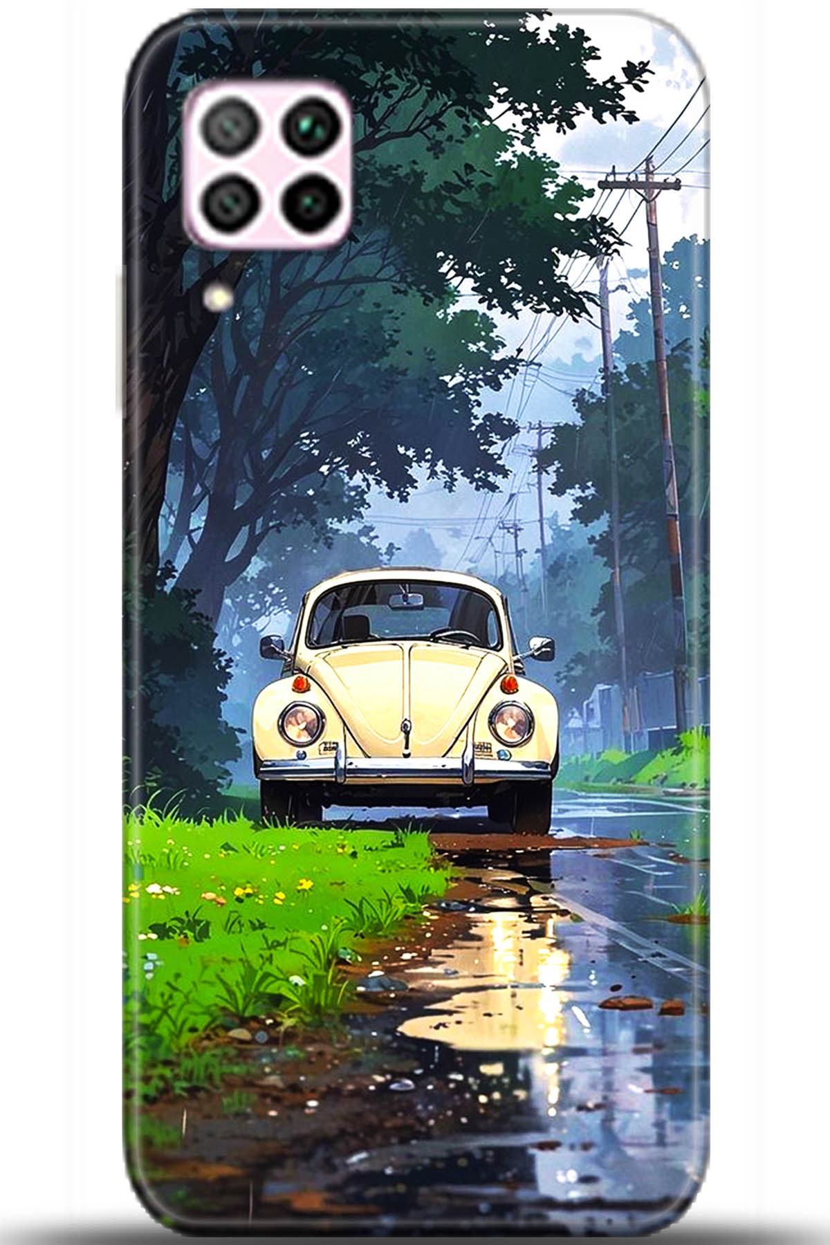 Huawei P40 Lite Uyumlu Kılıf HD Baskılı Kılıf - Followed Institution 5562