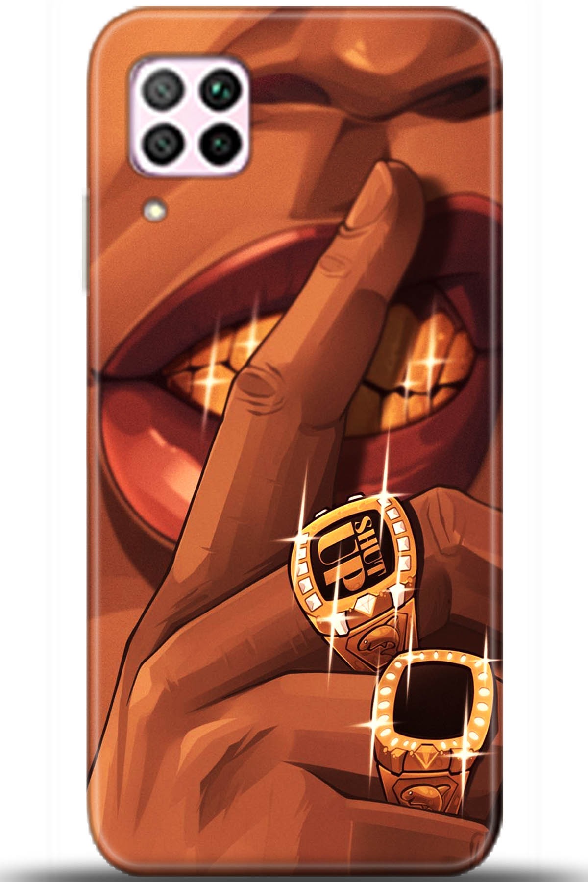 Huawei P40 Lite Uyumlu Kılıf HD Baskılı Kılıf - Followed Institution 5631