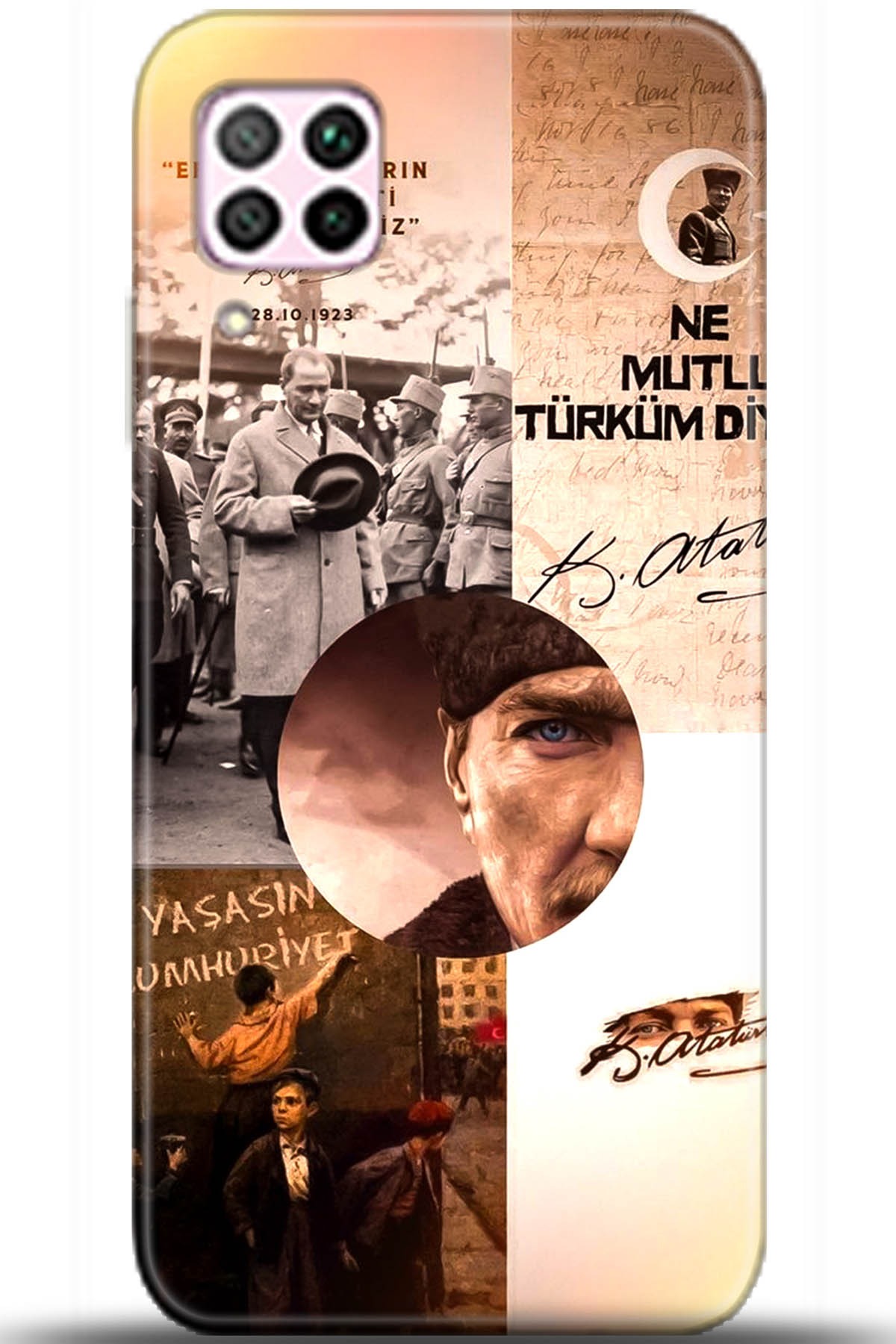 Huawei P40 Lite Uyumlu Kılıf HD Baskılı Kılıf - Followed Institution 5675