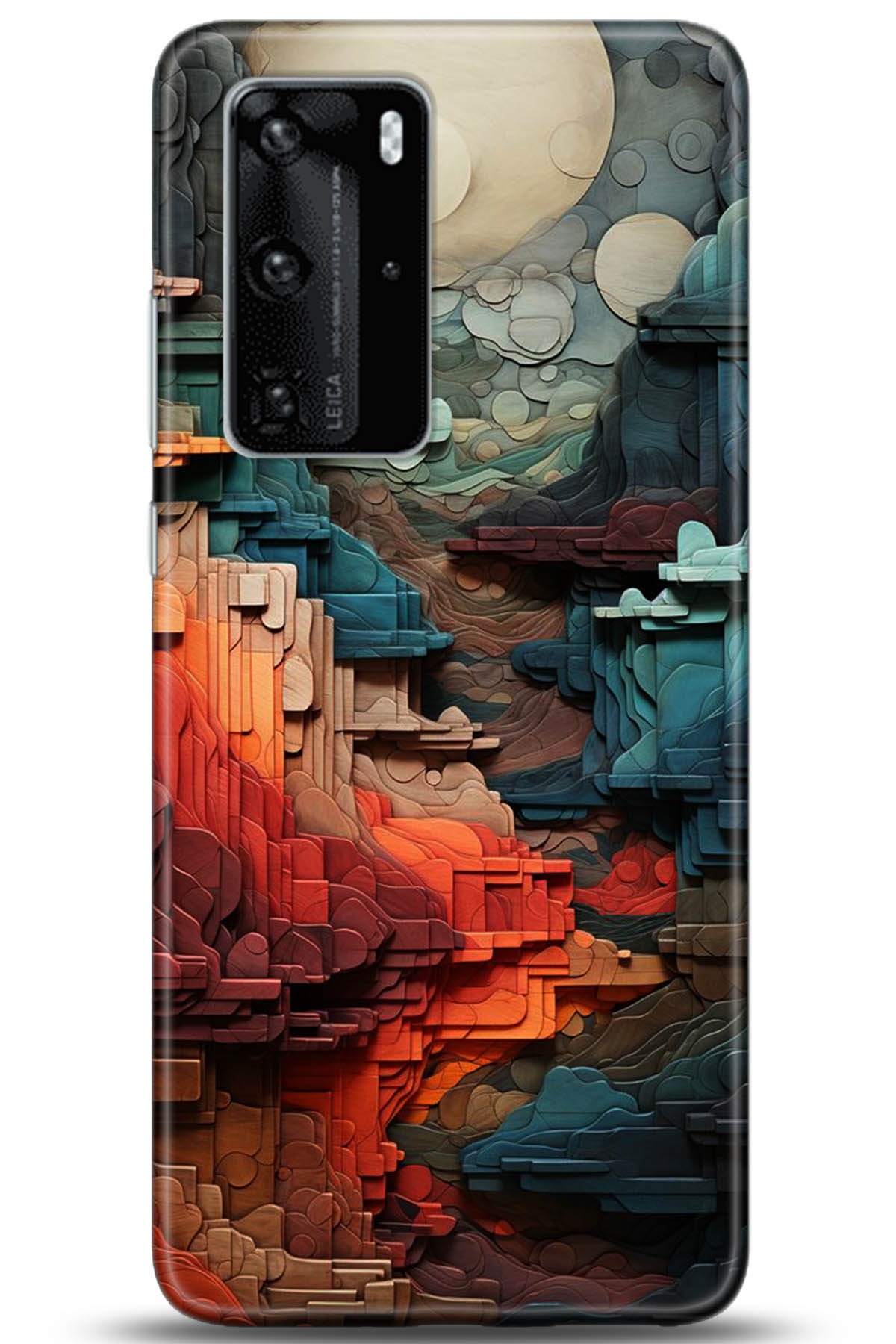 Huawei P40 Pro Uyumlu Kılıf HD Baskılı Kılıf - Followed Institution 5218