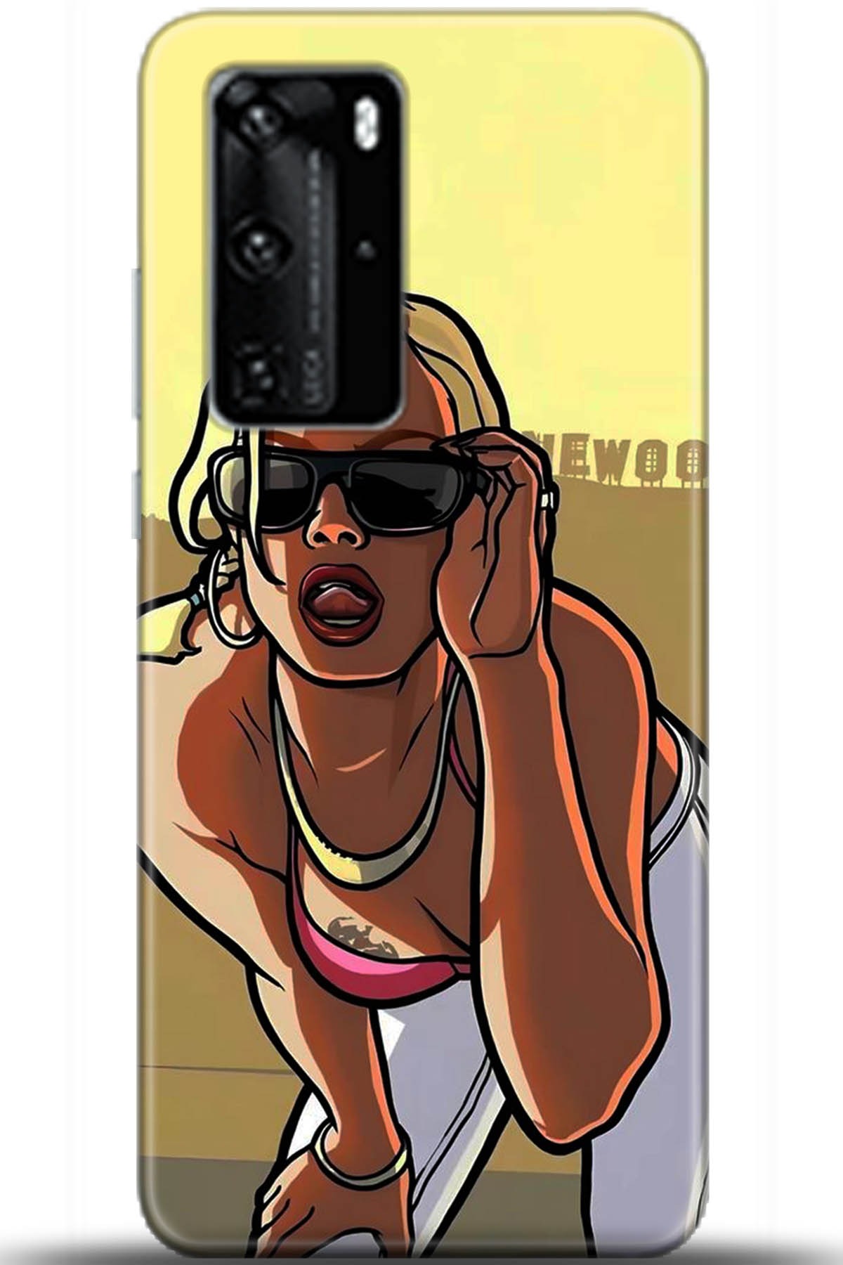 Huawei P40 Pro Uyumlu Kılıf HD Baskılı Kılıf - Followed Institution 5412