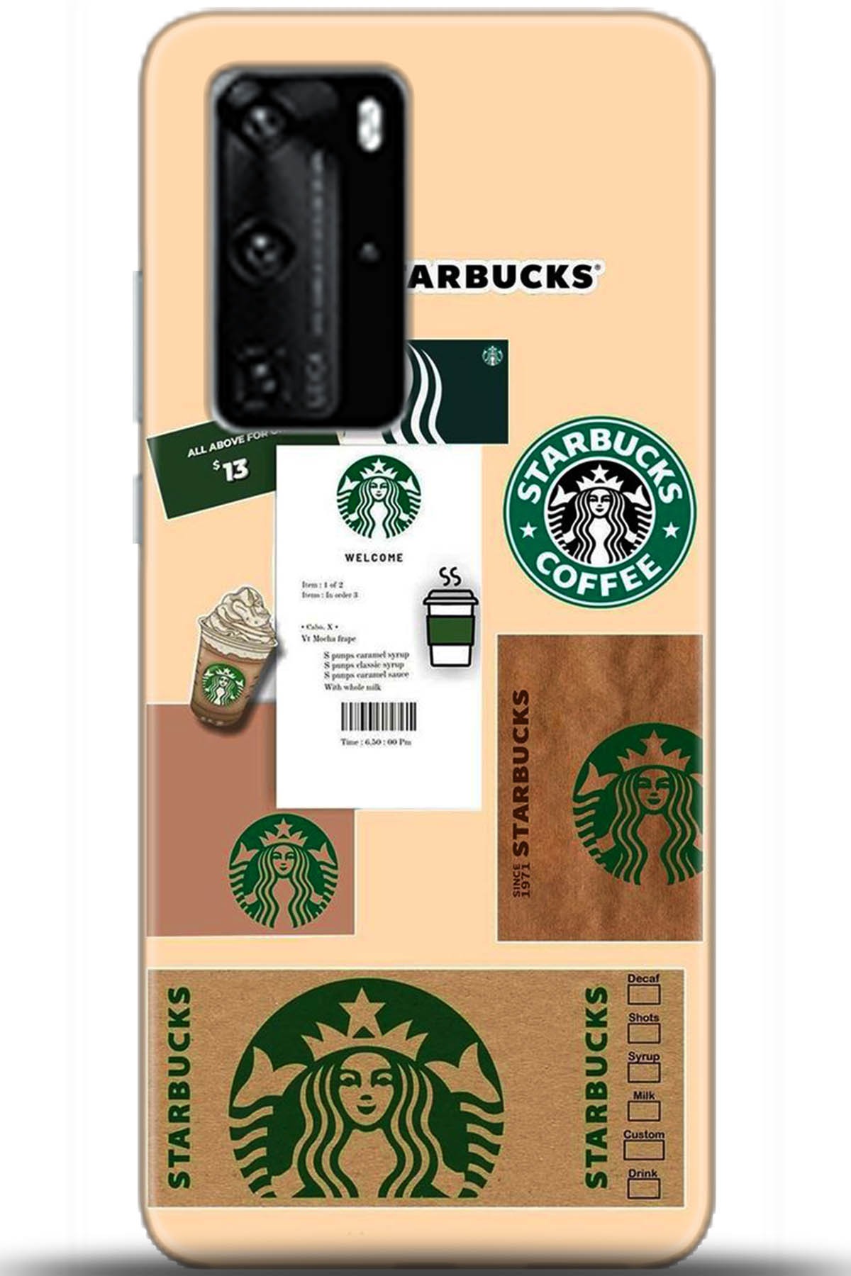 Huawei P40 Pro Uyumlu Kılıf HD Baskılı Kılıf - Followed Institution 5470